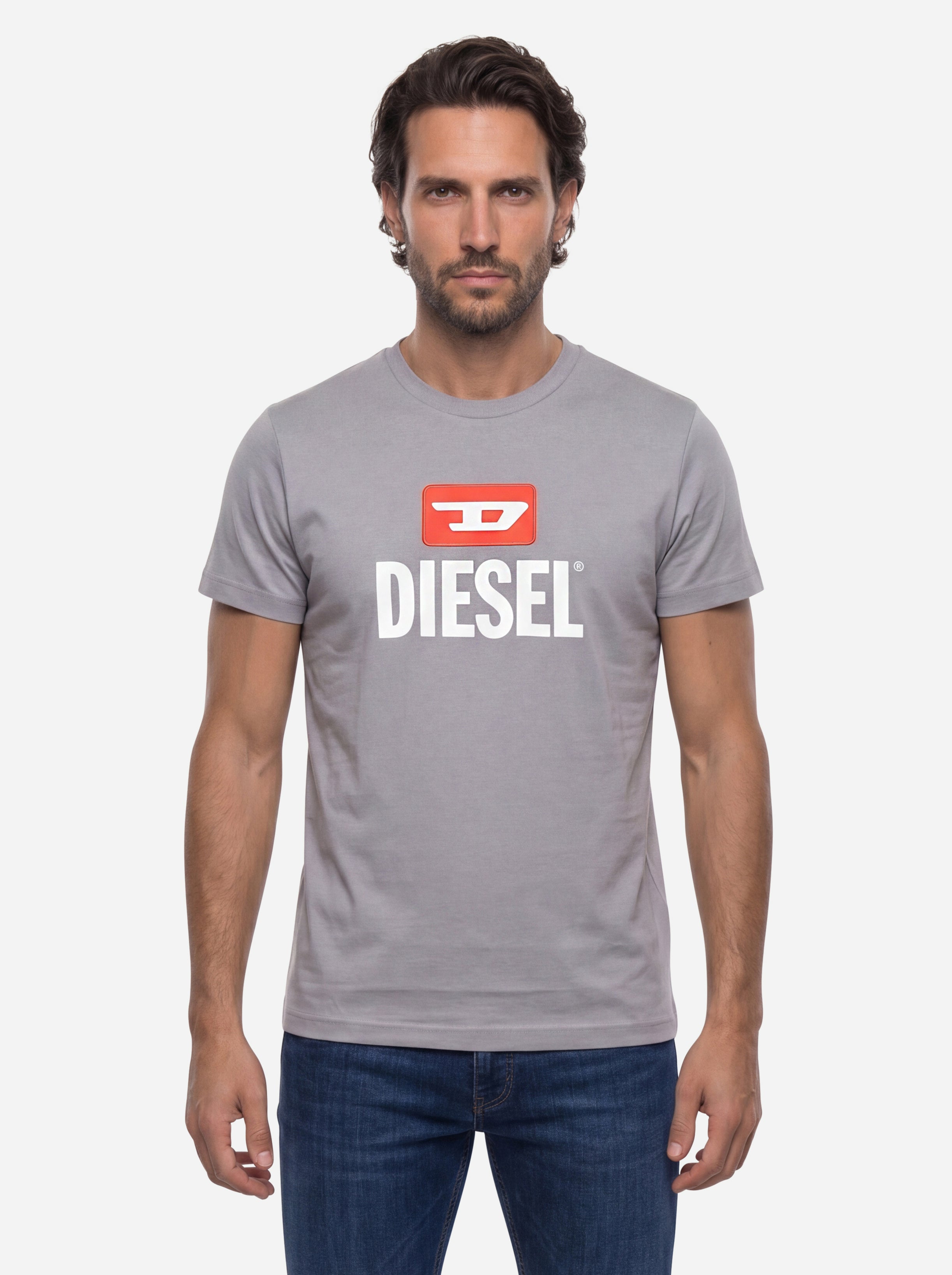 Diesel Cotton T-Shirt with Logo