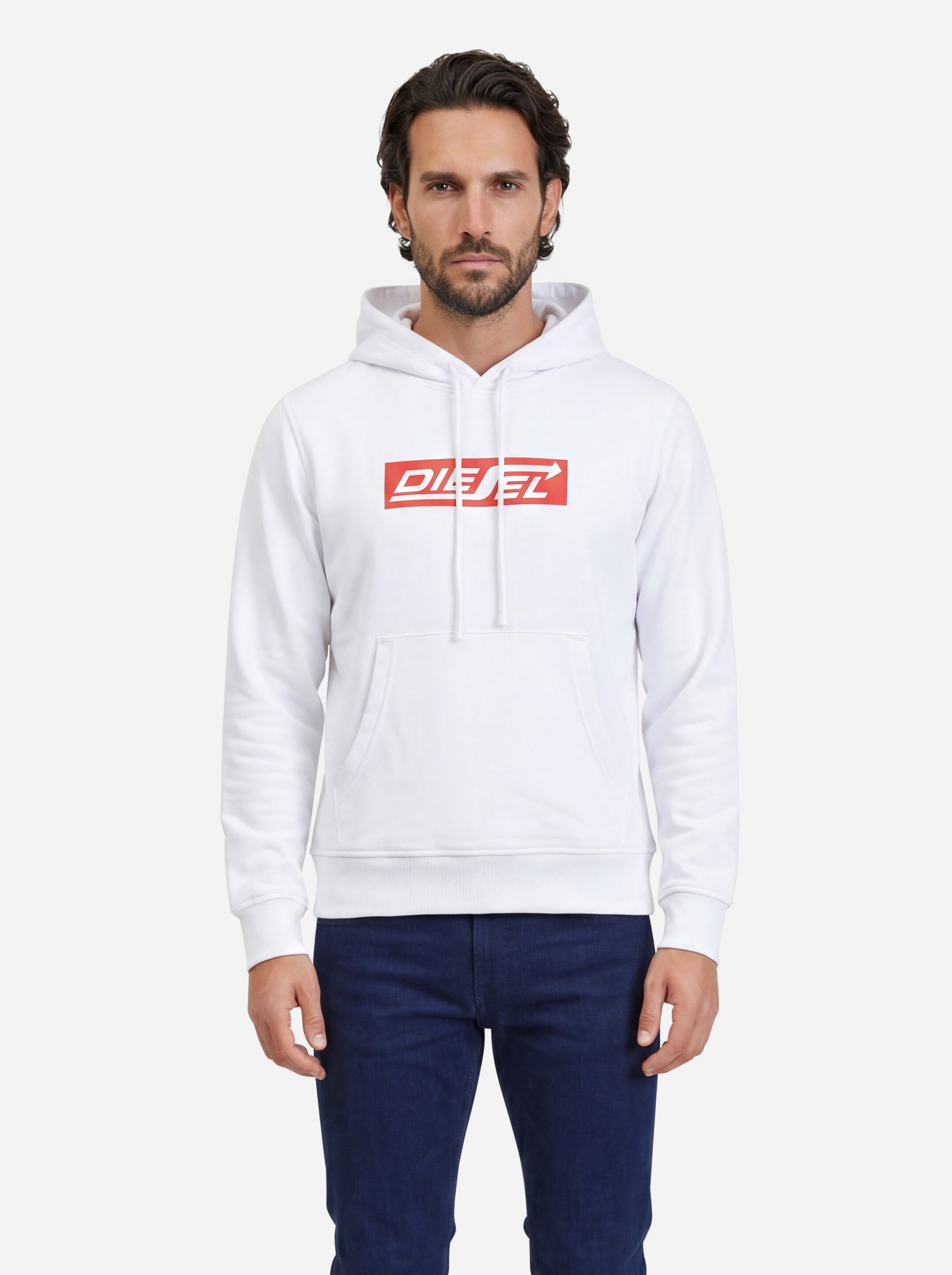 Diesel Felpa Con Cappuccio con Logo