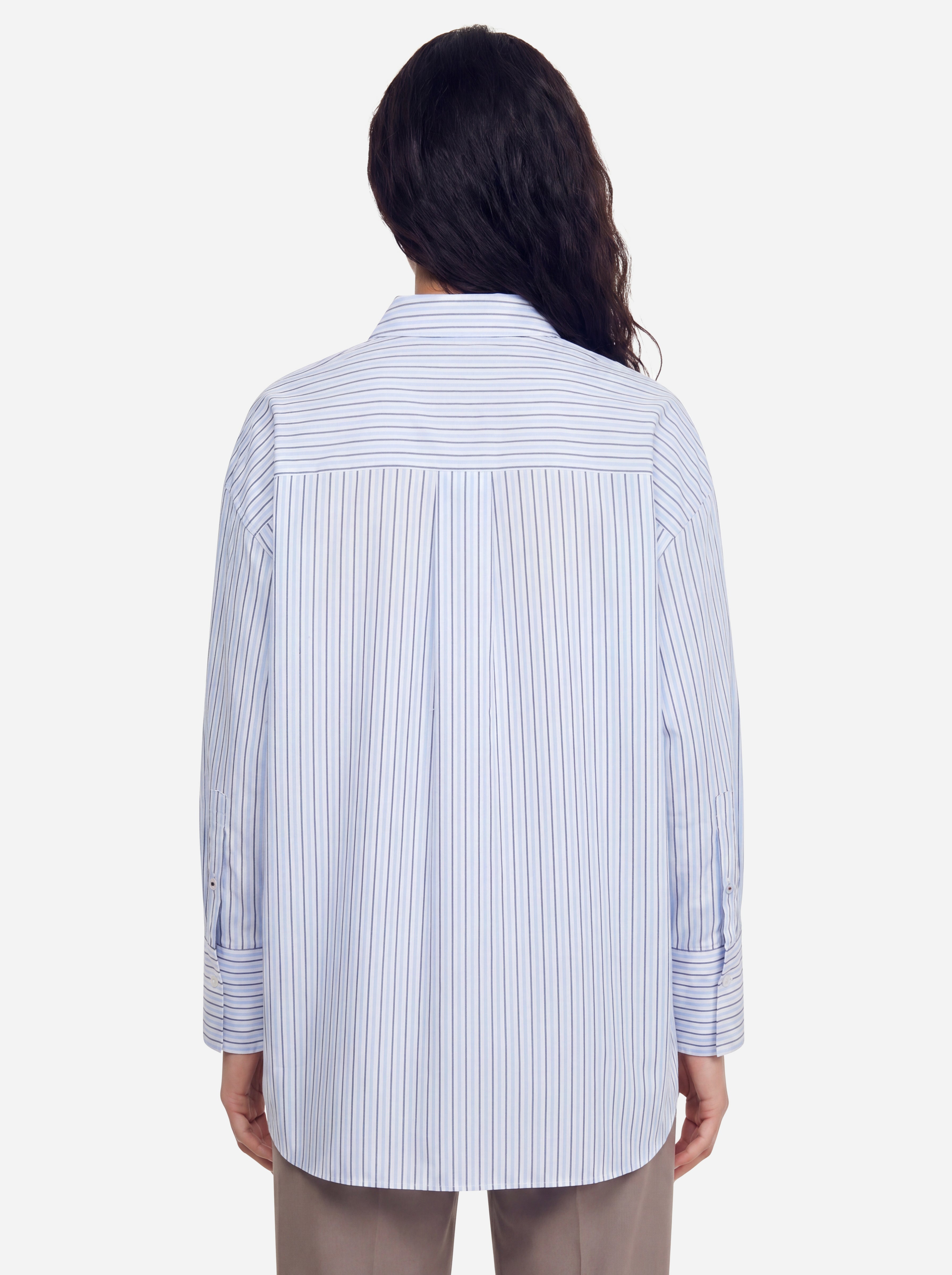 Tommy Hilfiger Camicia Over a Righe Blu