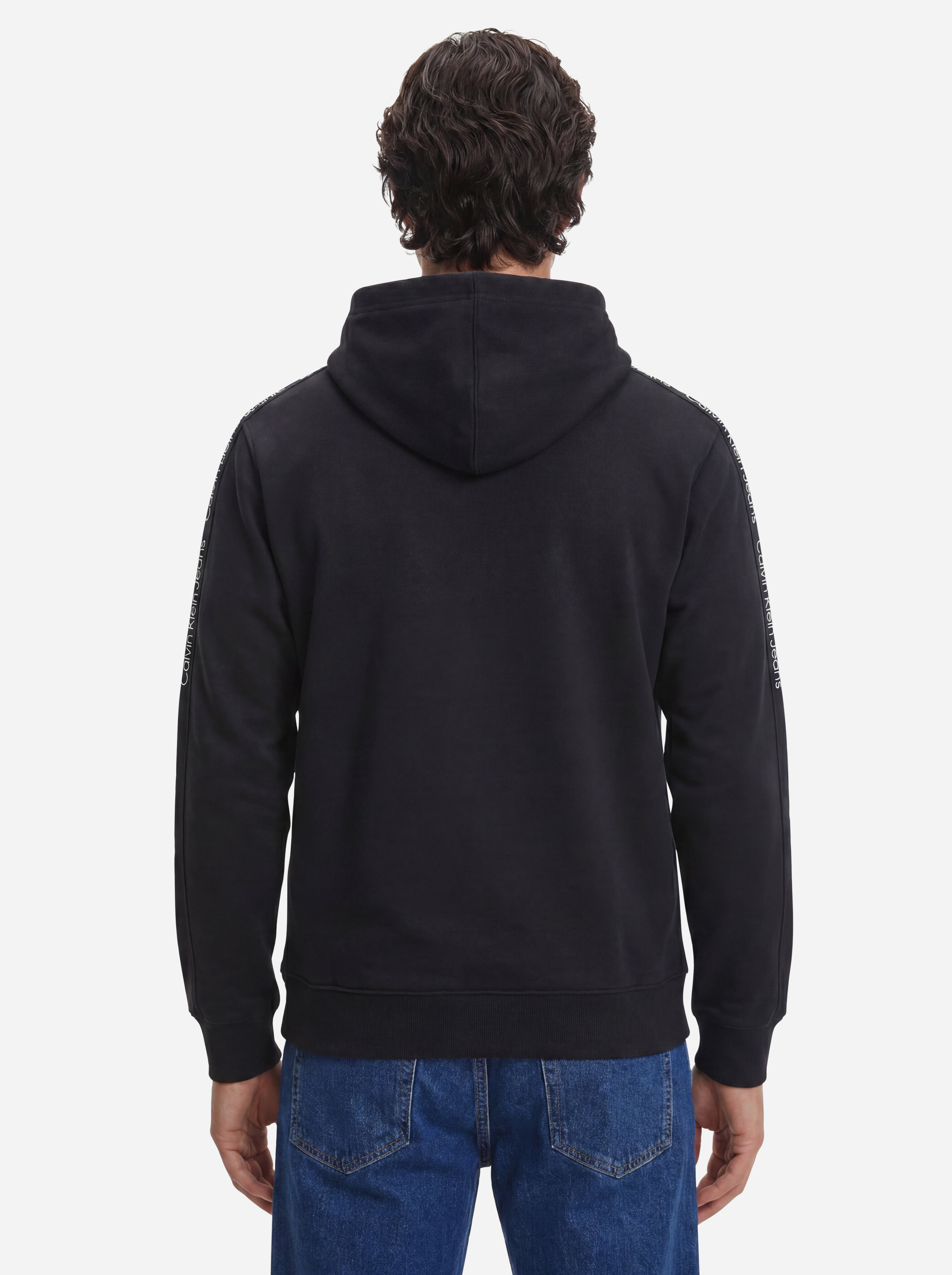 Calvin Klein Jeans Felpa Con Cappuccio Nera