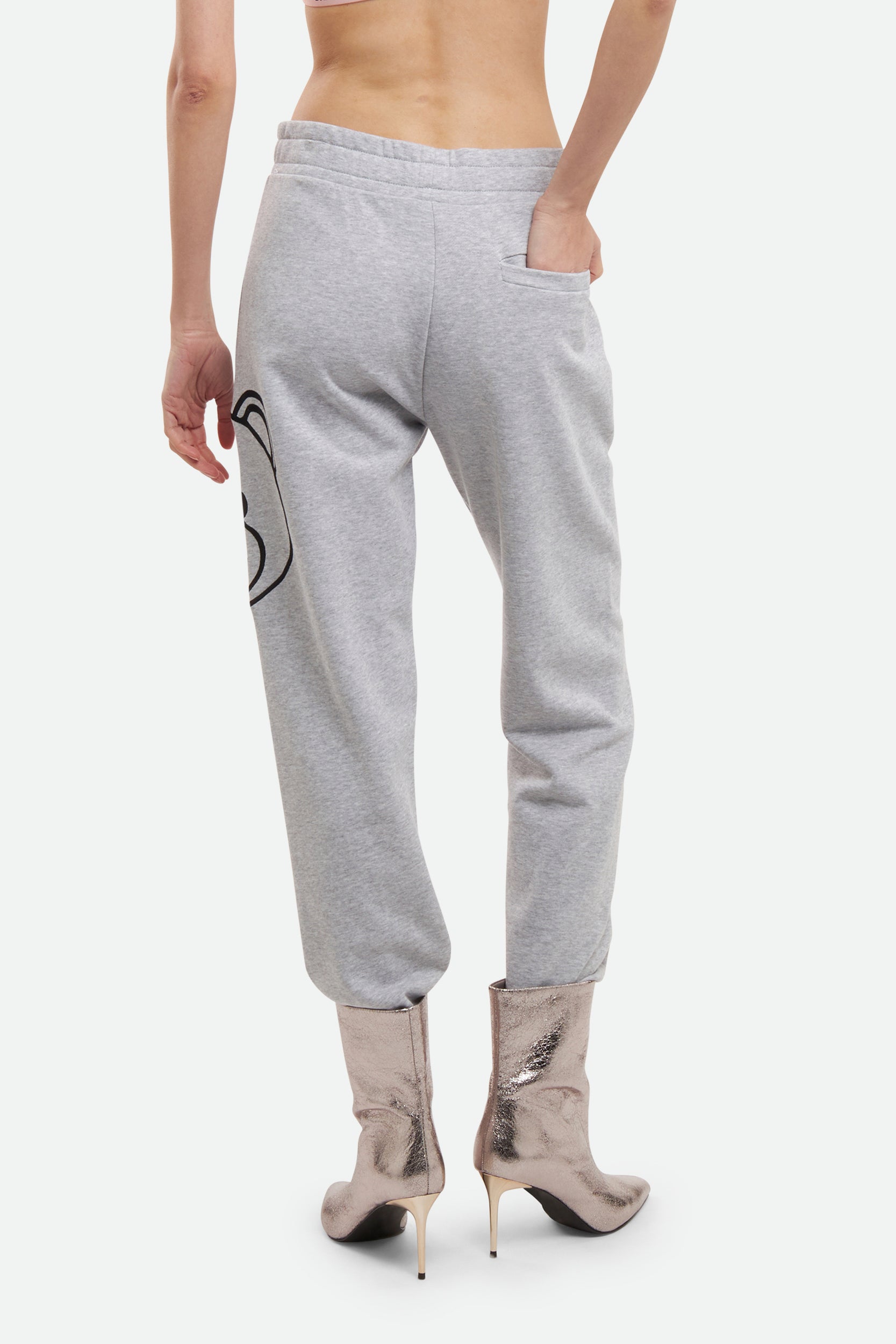 Moschino Pantalone Tuta Grigio