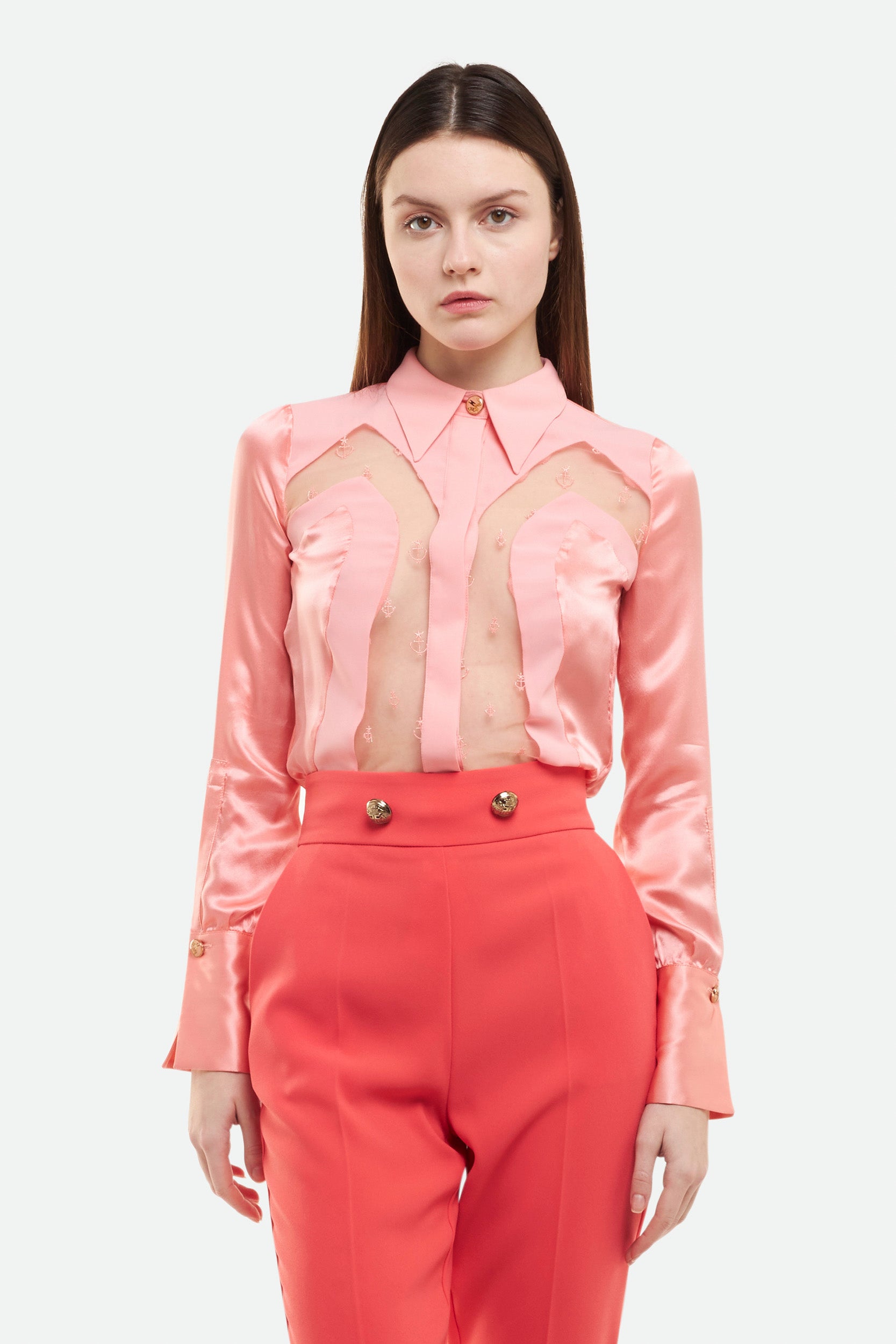 Elisabetta Franchi Camicia Rosa