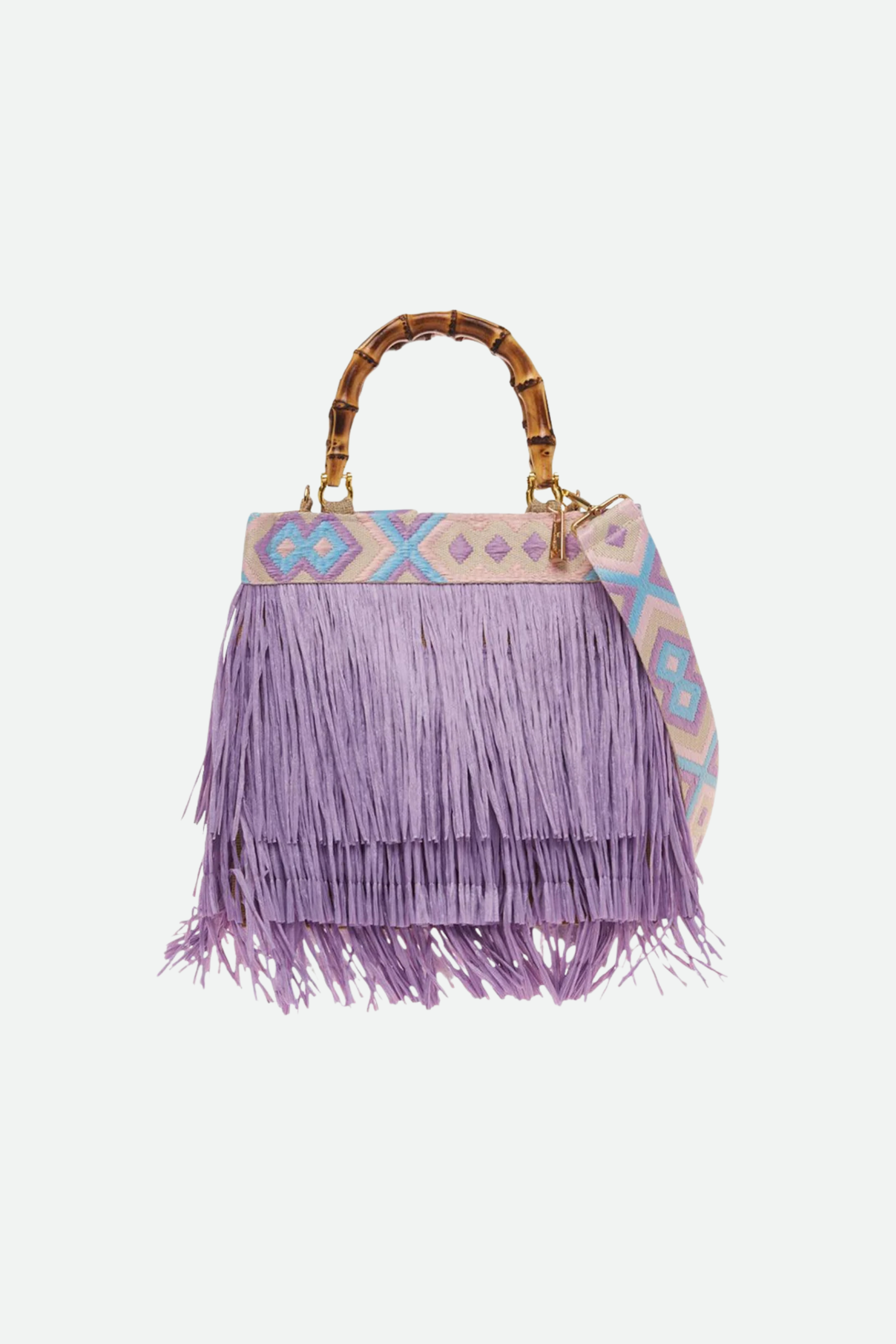 La Milanesa Borsa Caipirinha Lilla Media