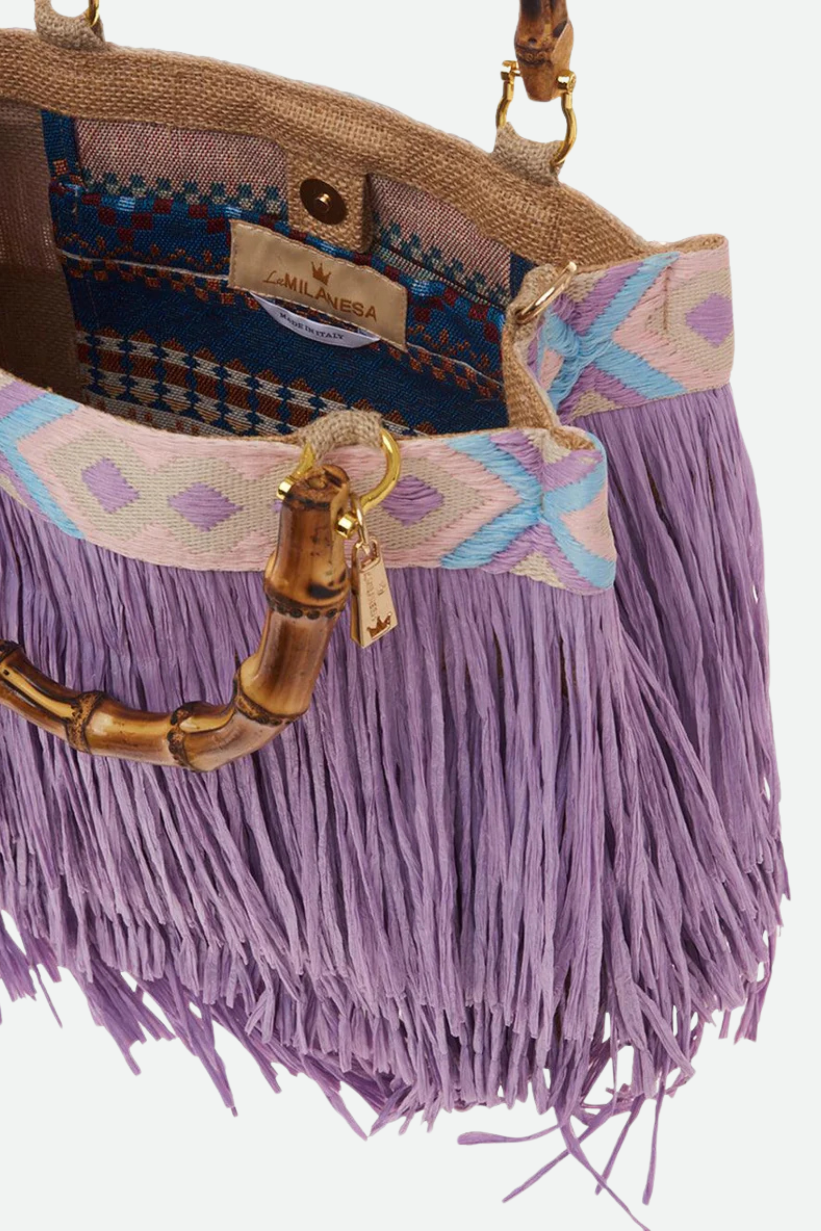 La Milanesa Borsa Caipirinha Lilla Media