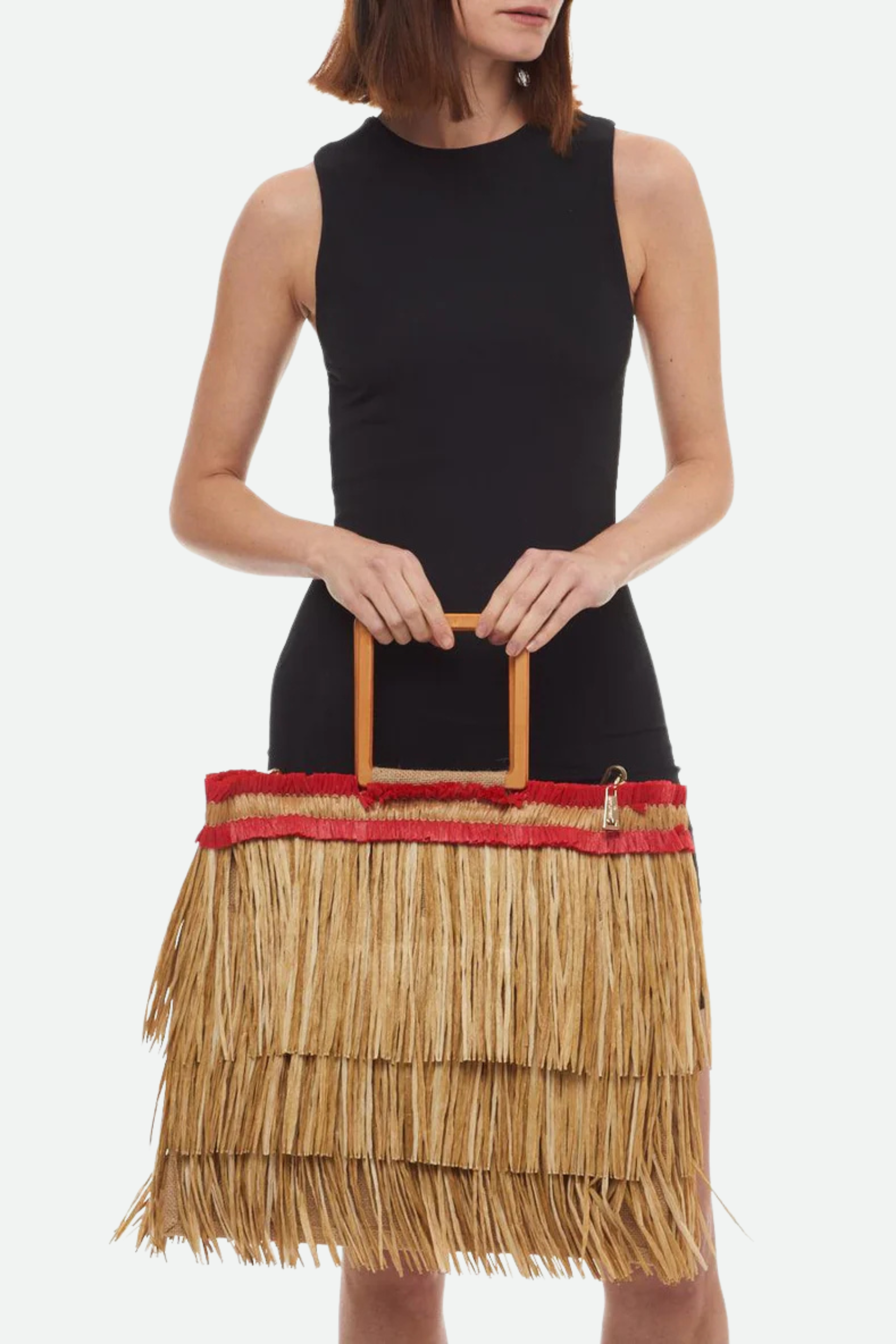 La Milanesa Borsa Caipiroska Media Legno