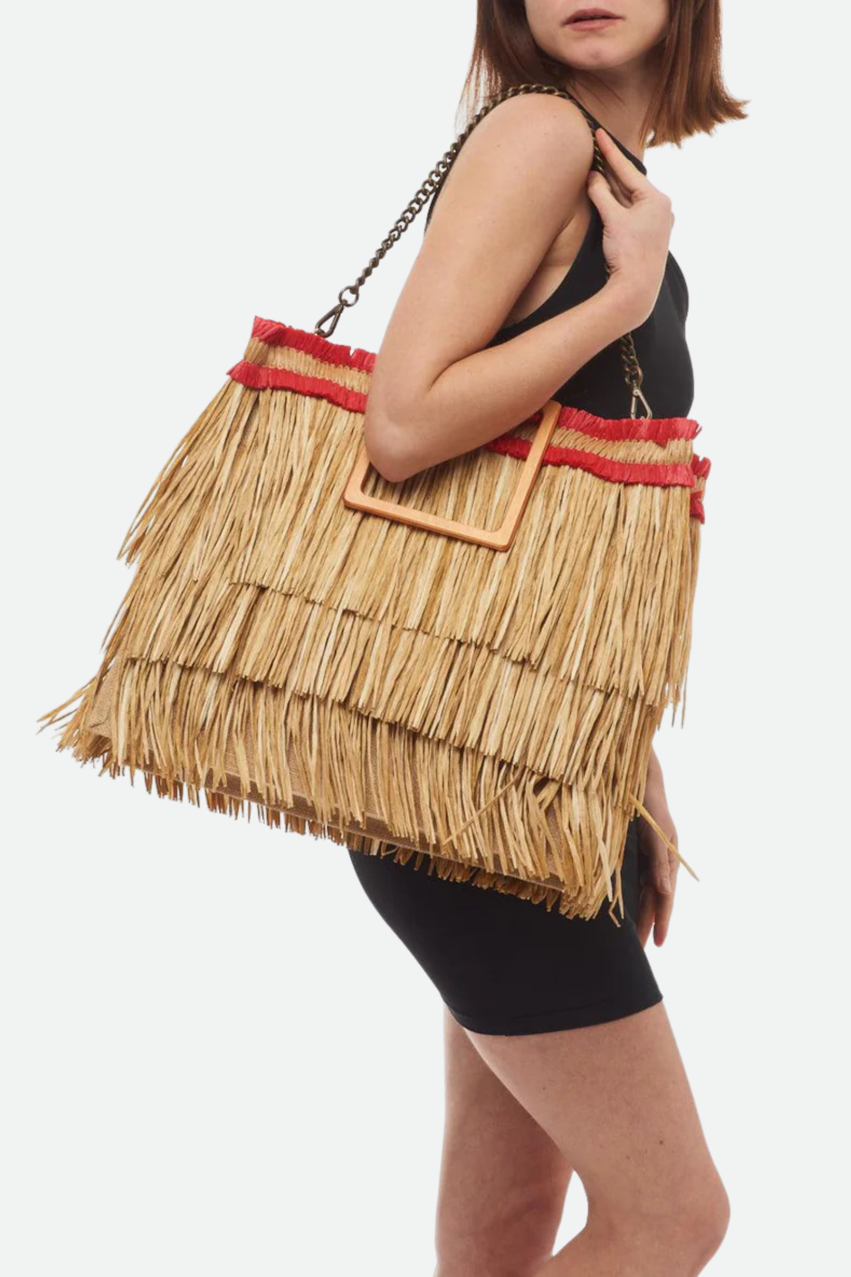 La Milanesa Borsa Caipiroska Media Legno