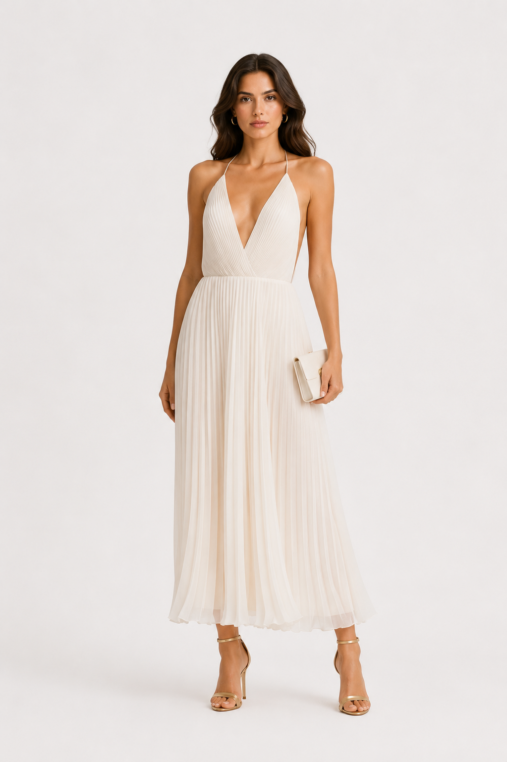 Twinset Abito Midi Avorio