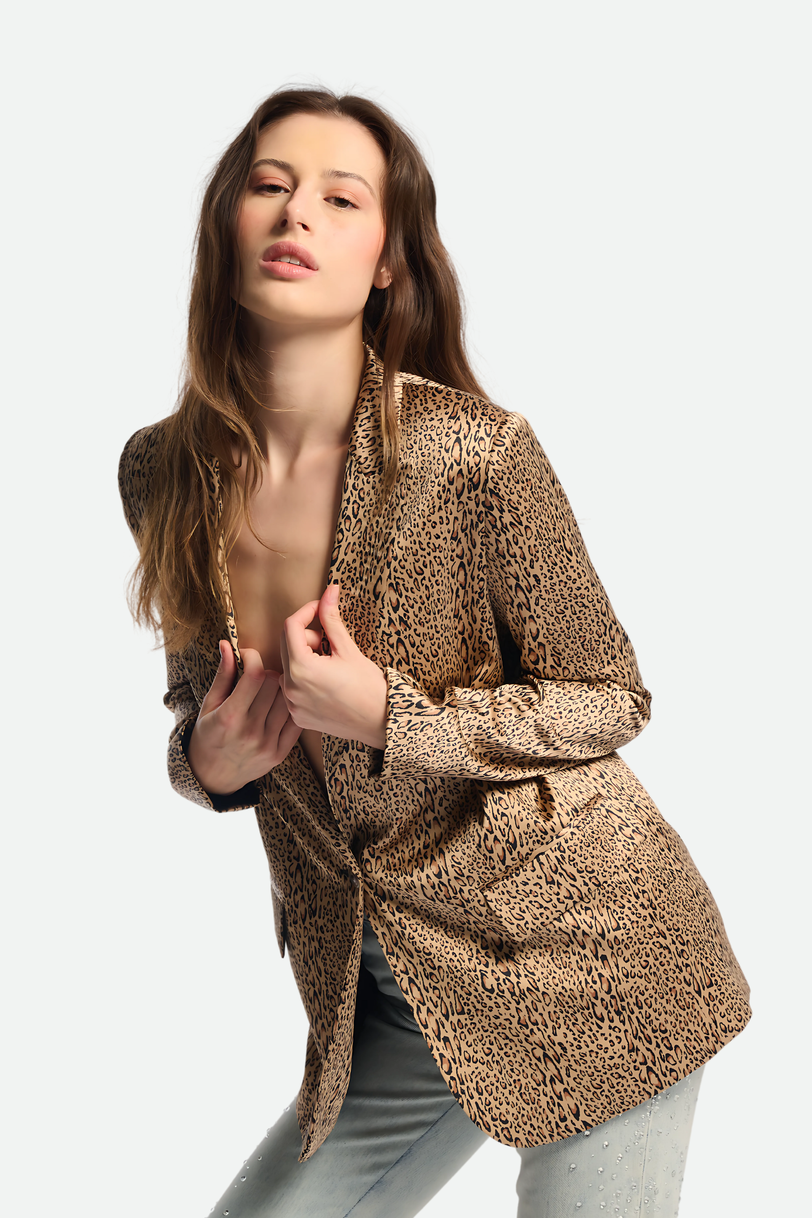Twinset Blazer Stampa Animalier