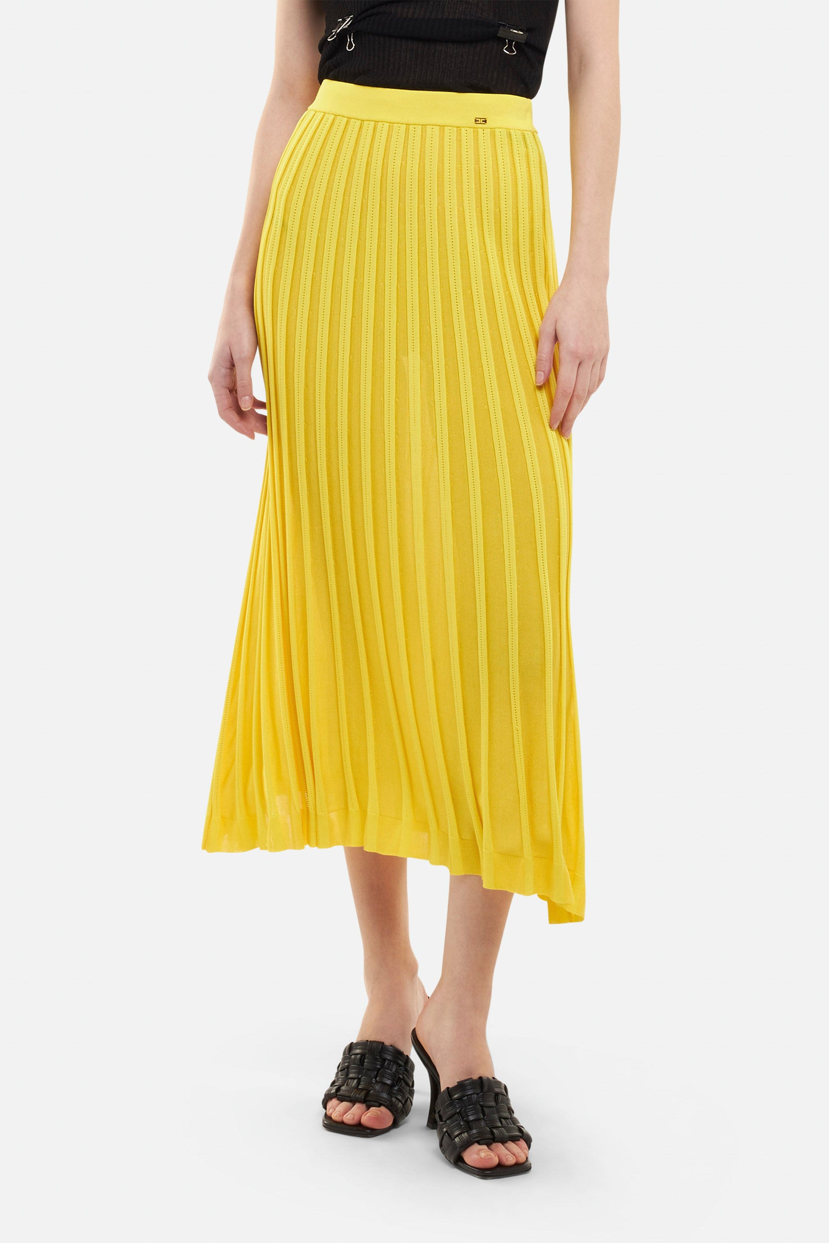 Elisabetta Franchi Yellow Skirt