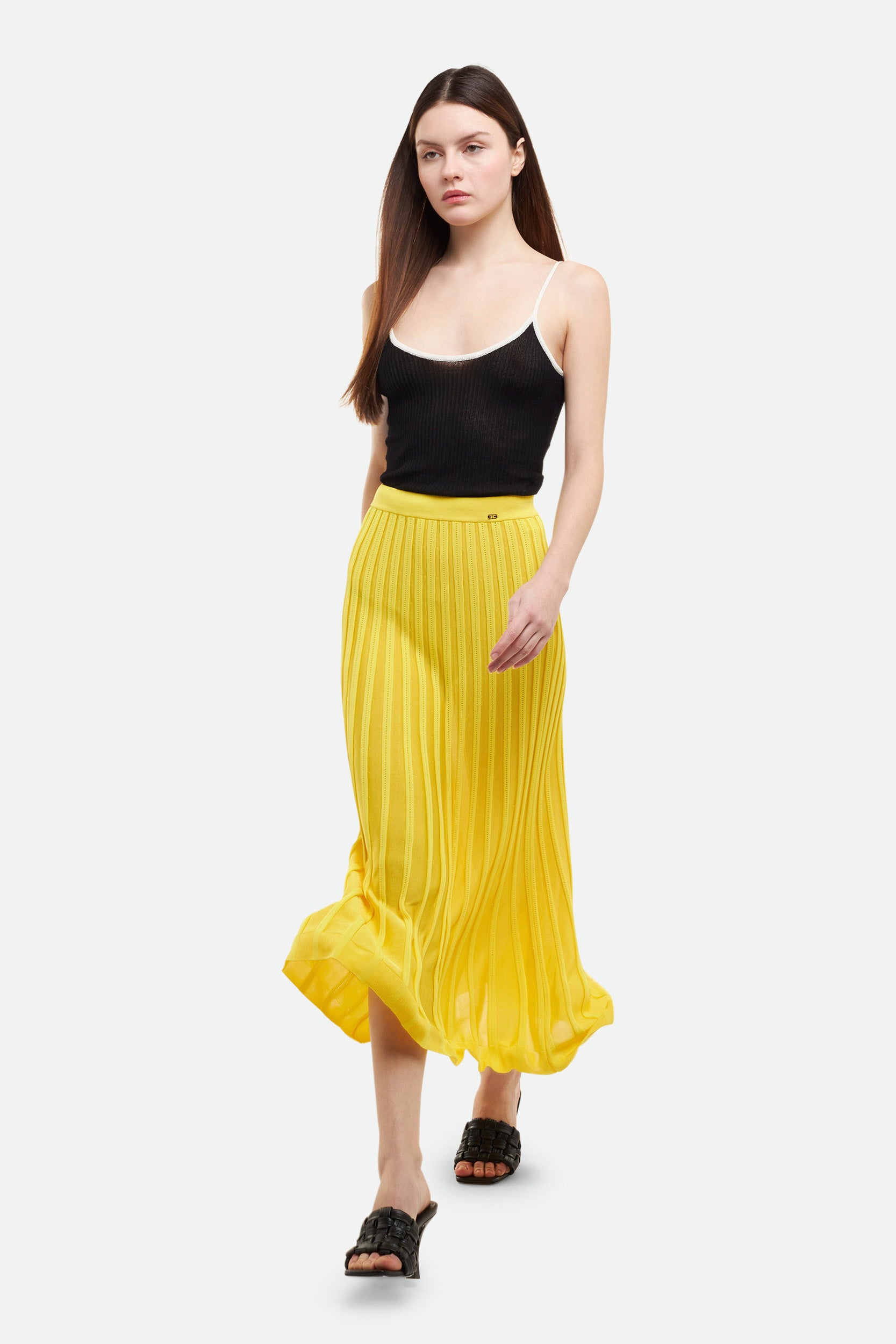 Elisabetta Franchi Yellow Skirt