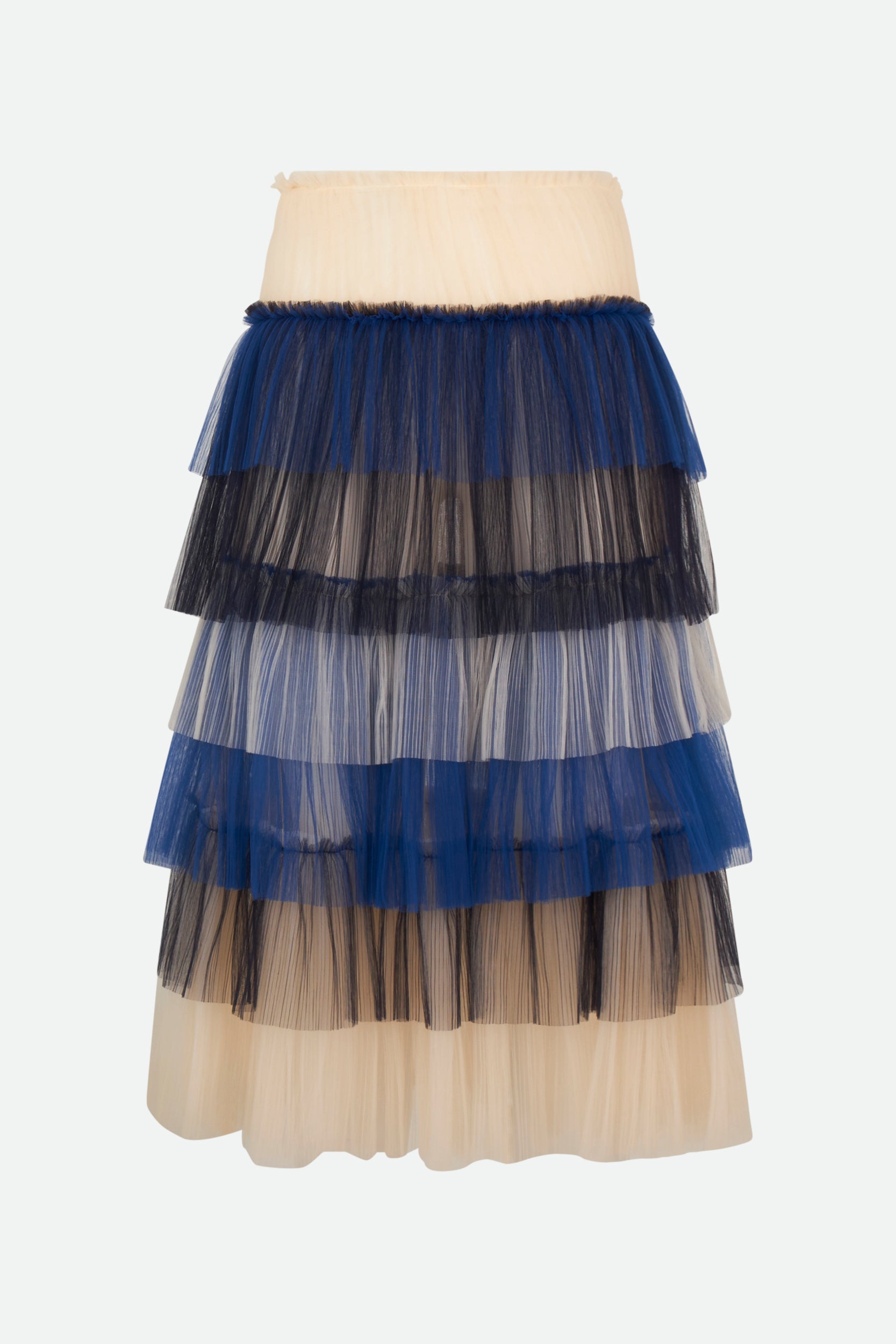 Elisabetta Franchi Gonna in Tulle Cobalto