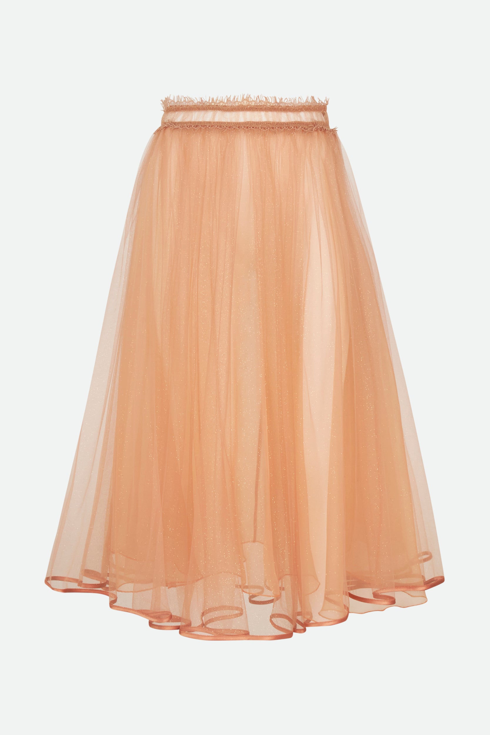 Elisabetta Franchi Gonna in Tulle Rosa