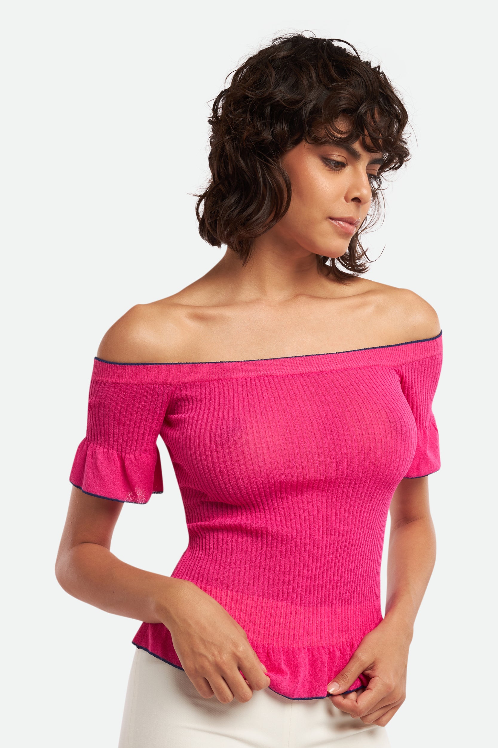 Elisabetta Franchi Maglia Rosa Barbie