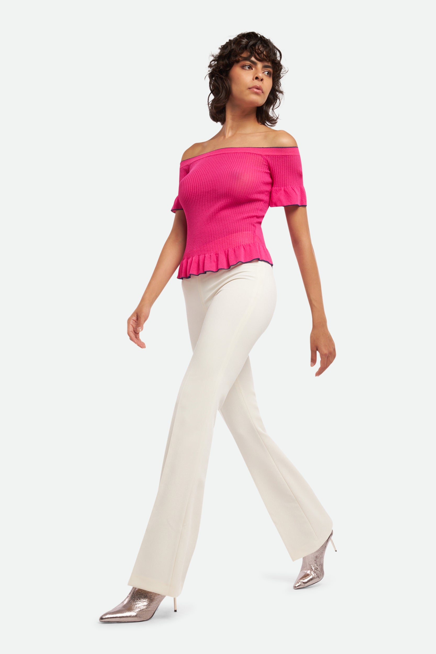 Elisabetta Franchi Maglia Rosa Barbie