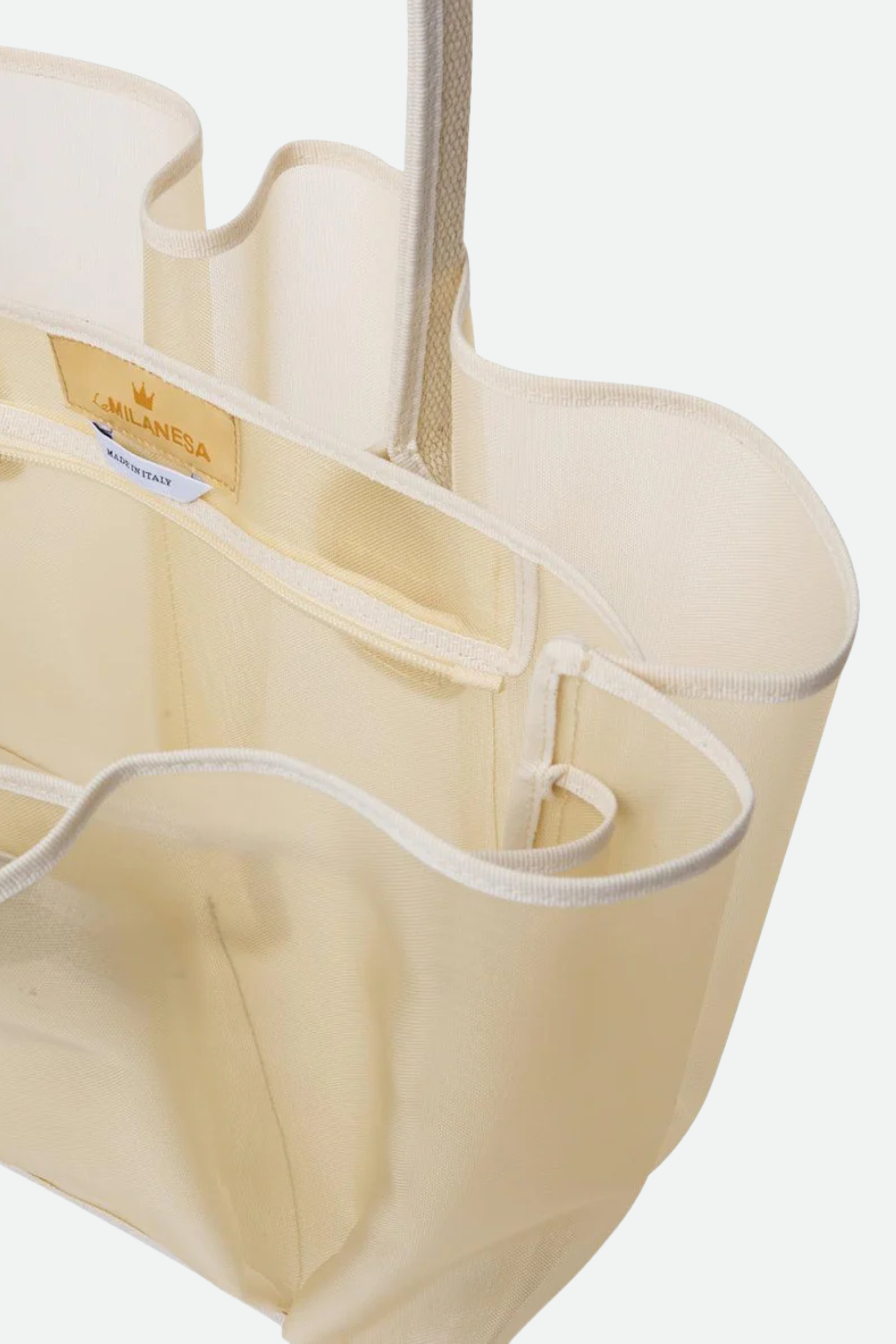 La Milanesa Borsa Manhattan Cream Medium