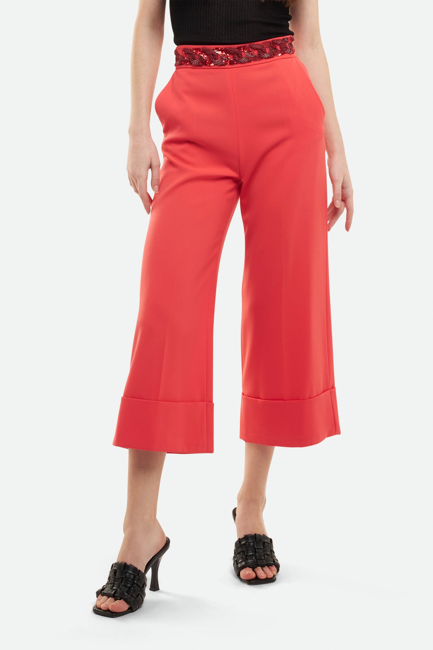 Elisabetta Franchi Pantalone Pompelmo