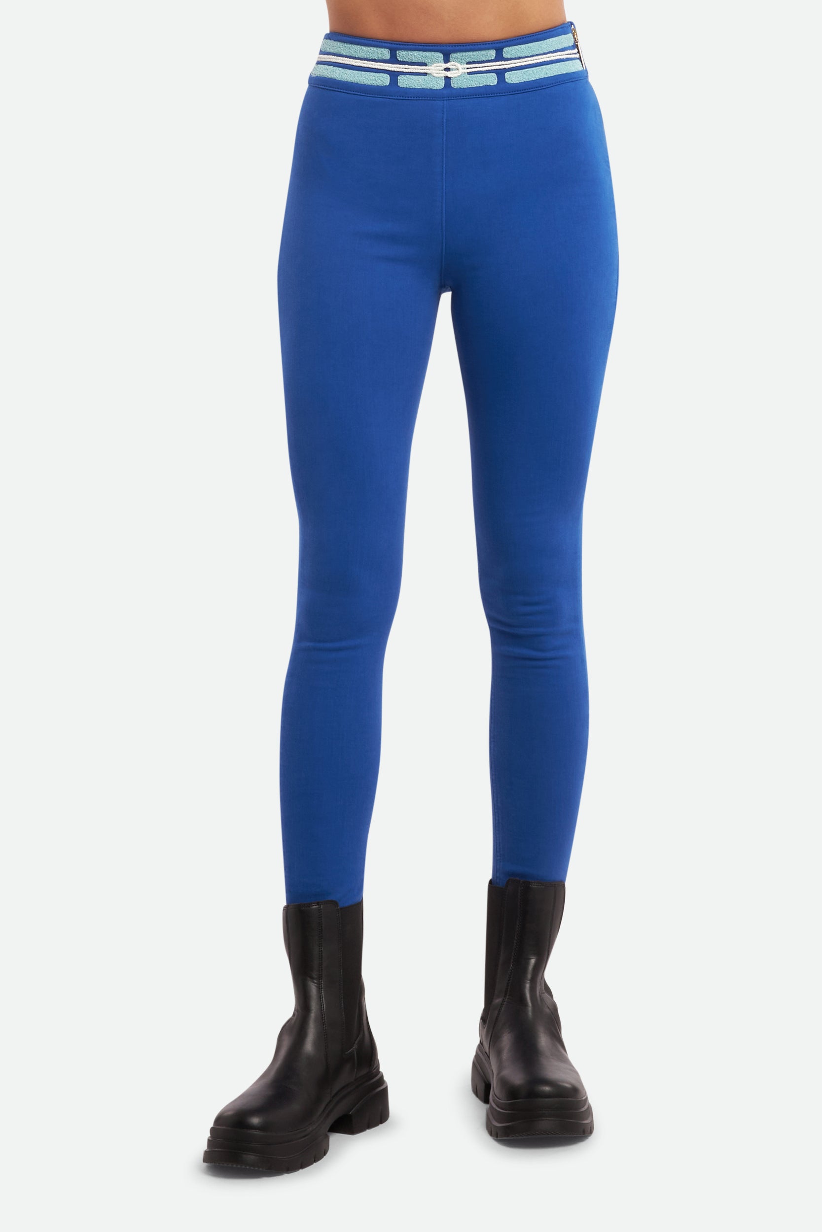 Elisabetta Franchi Leggins Cobalto