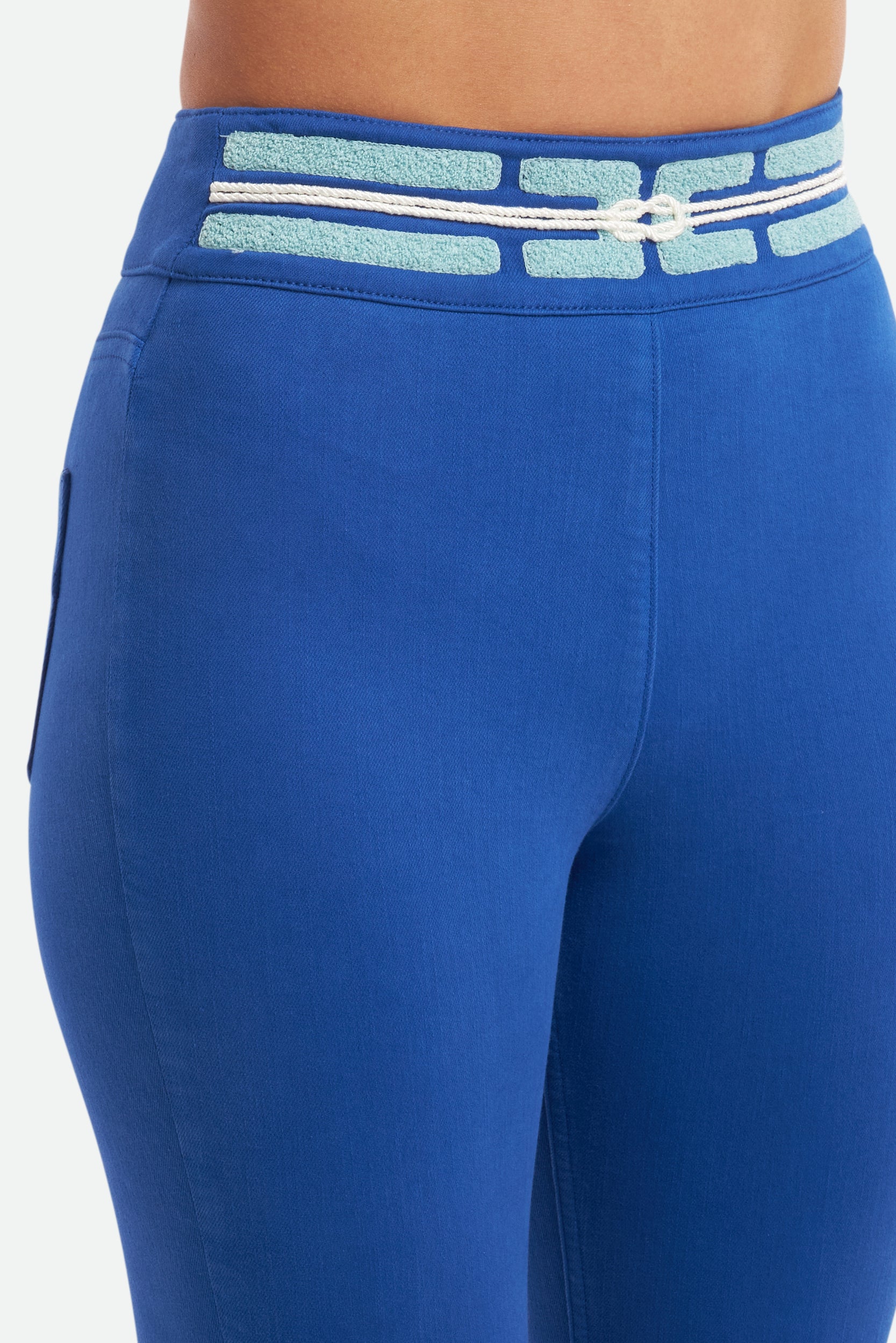 Elisabetta Franchi Leggins Cobalto