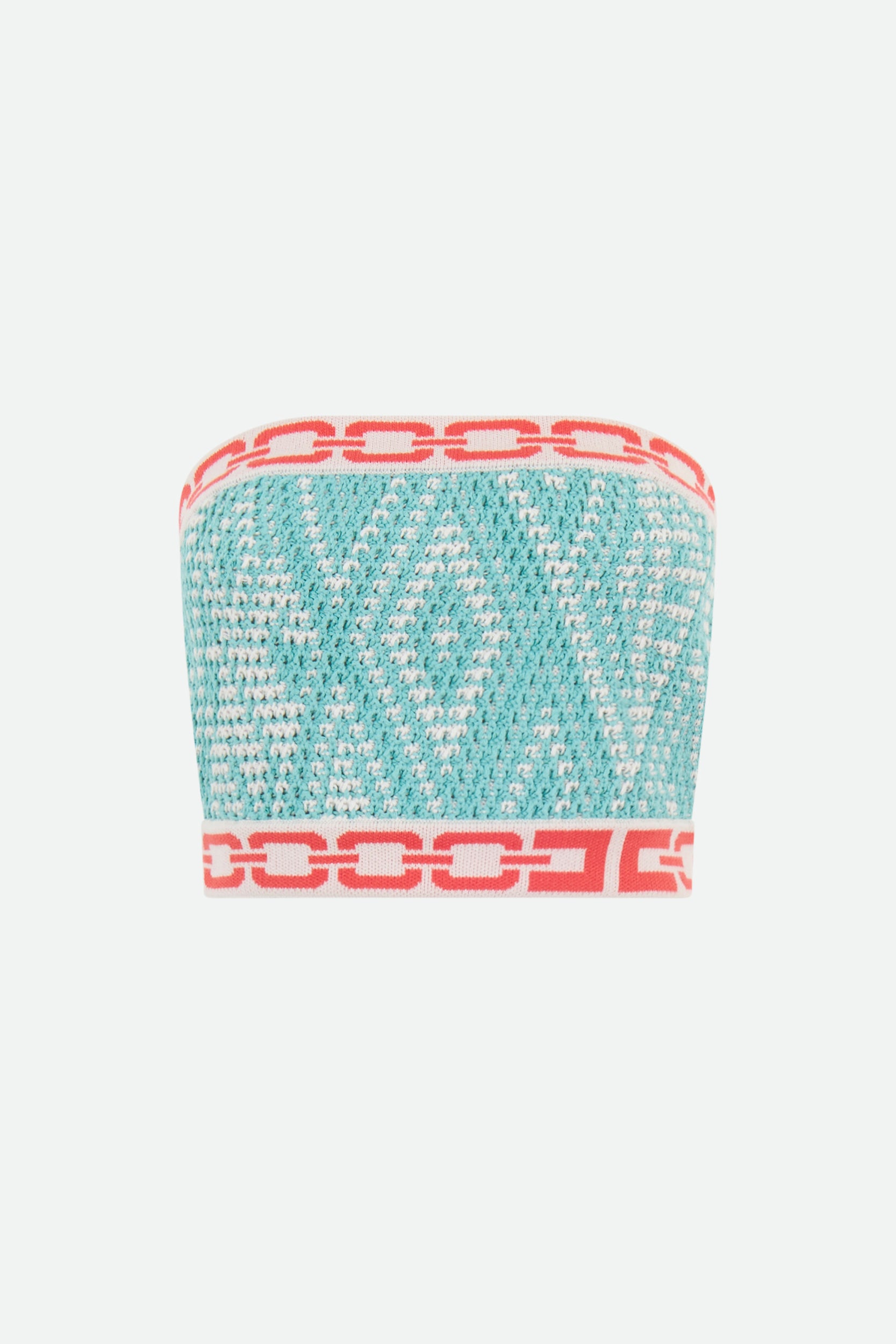 Elisabetta Franchi Top Azzurro Tiffany