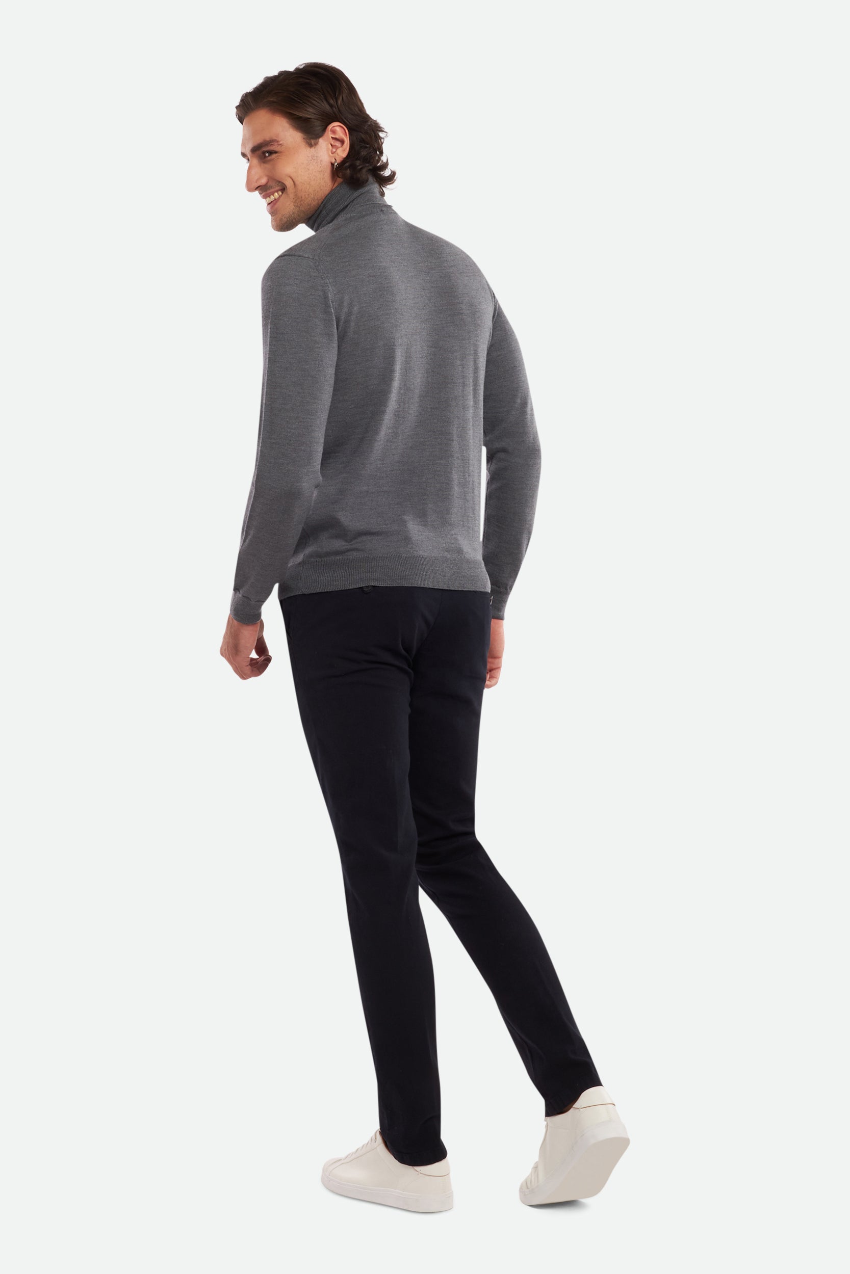 Manuel Ritz Gray Chino Trousers