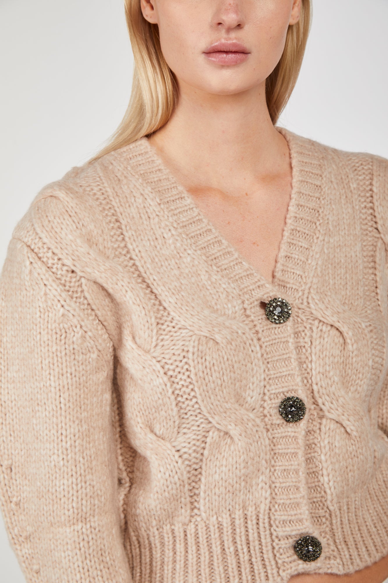 NINEMINUTES Cardigan The Lola Camel