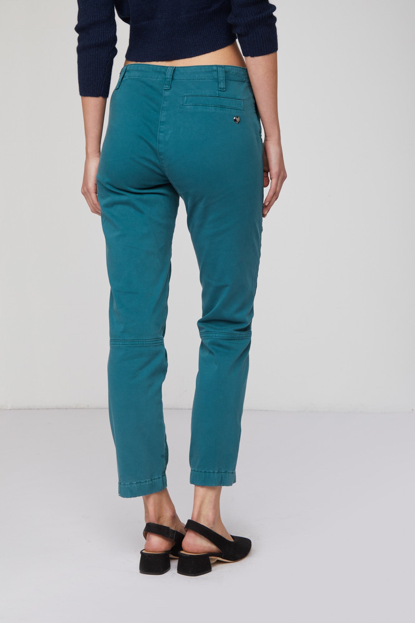 TWINSET Pantalone A Coste Verde