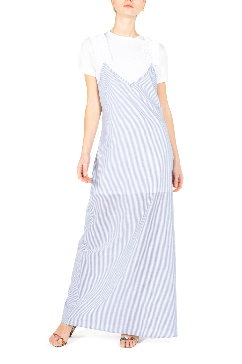 GIULIA N COUTURE Abito Azzurro con T-Shirt