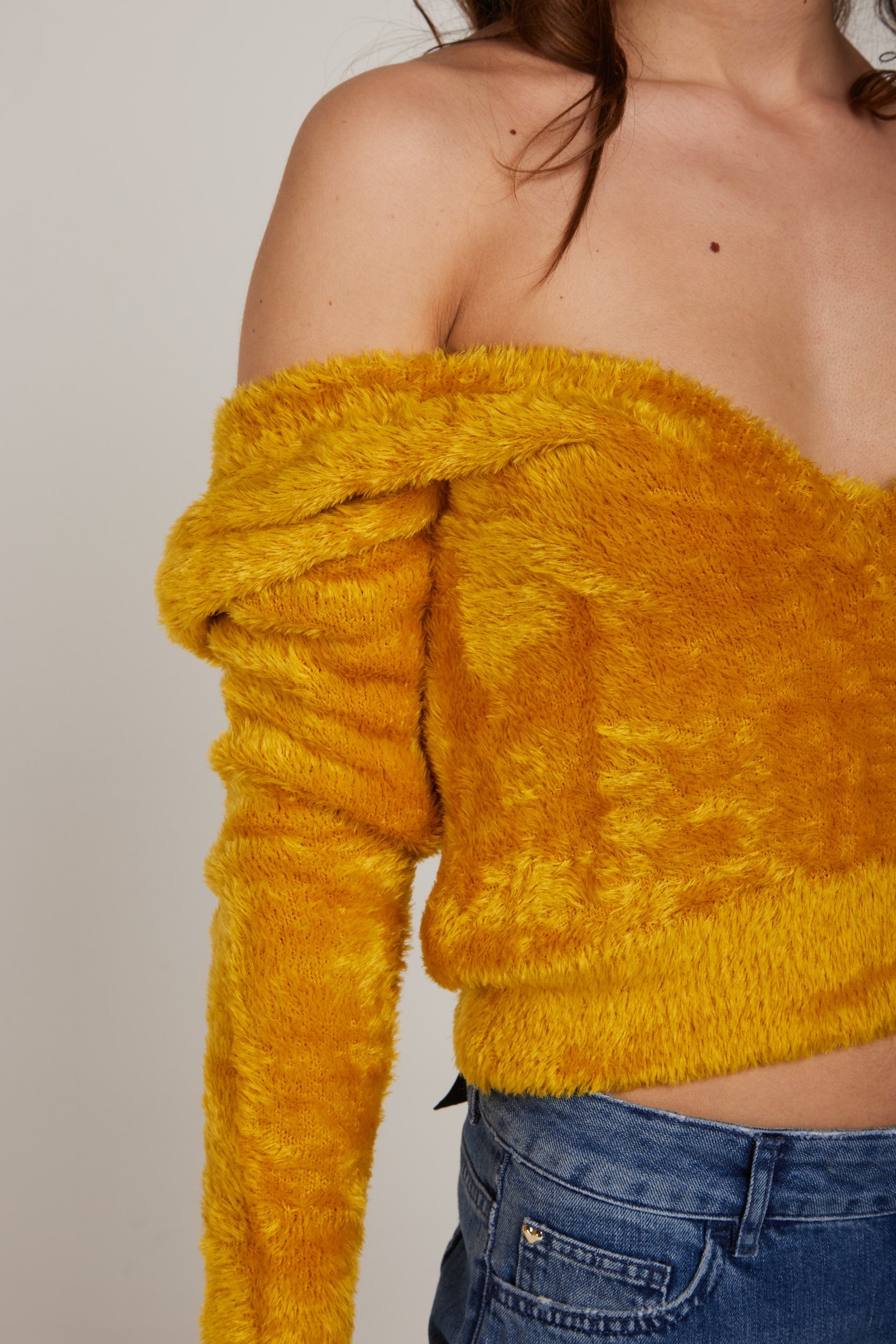 TWINSET Ocher Hair Sweater