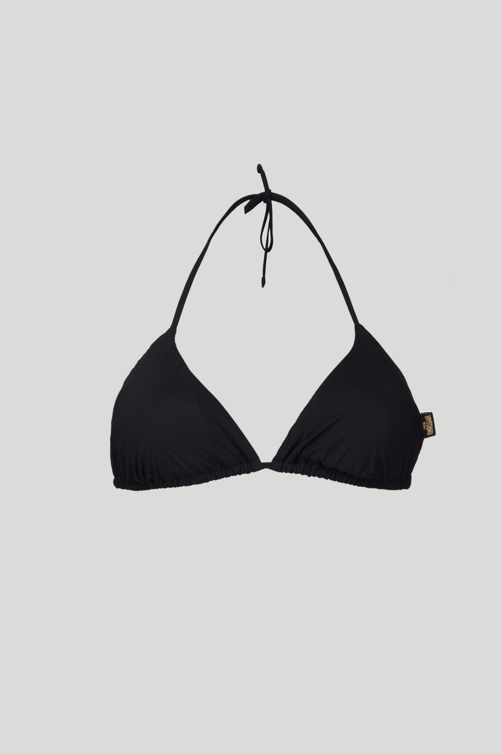 MOSCHINO Bikini Top Triangolo Nero