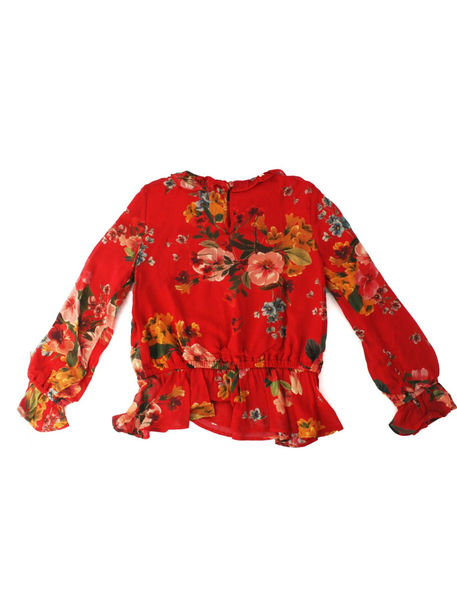 TWINSET GIRL Blusa Stampata a Fiori