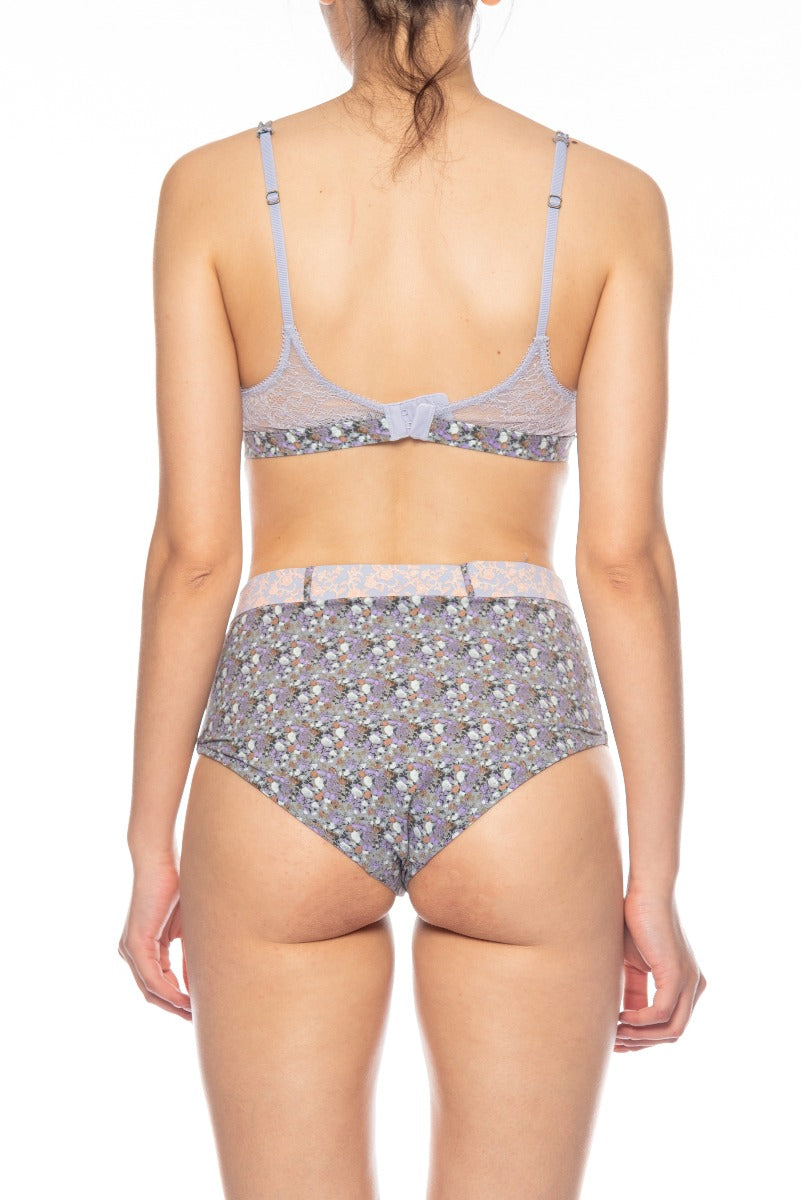 Lilac High Waist Bikini Briefs Love Stories