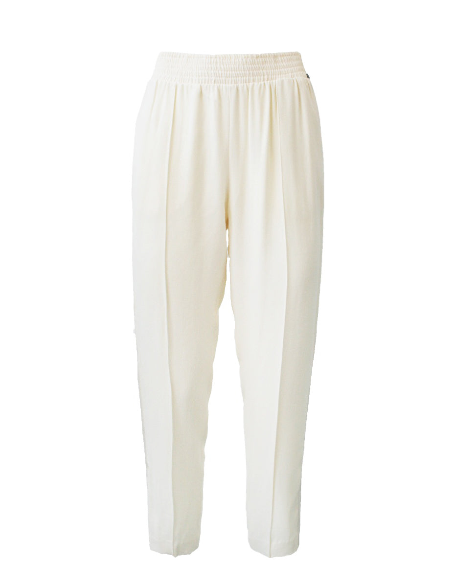 TWINSET Pantaloni Dritti Bianchi
