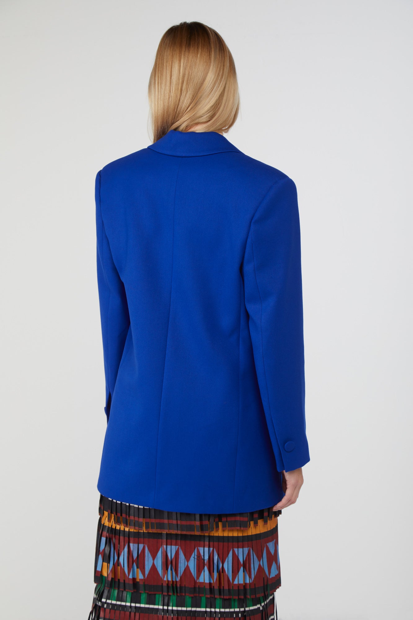 NINEMINUTES Blue Oversize Double-Breasted Blazer