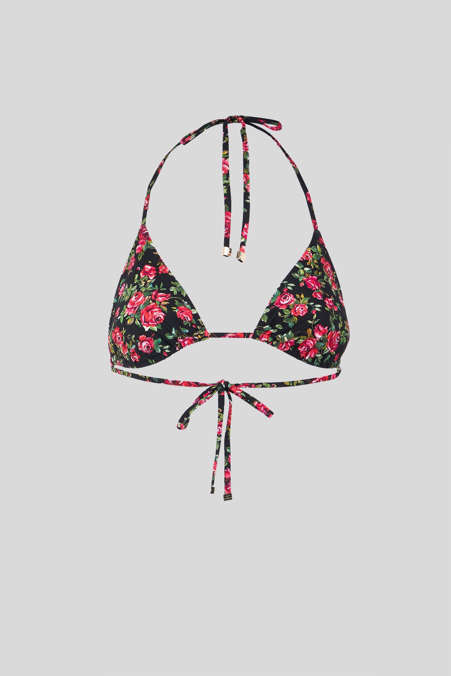 DOLCE & GABBANA Bikini Top a Triangolo Fantasia Floreale