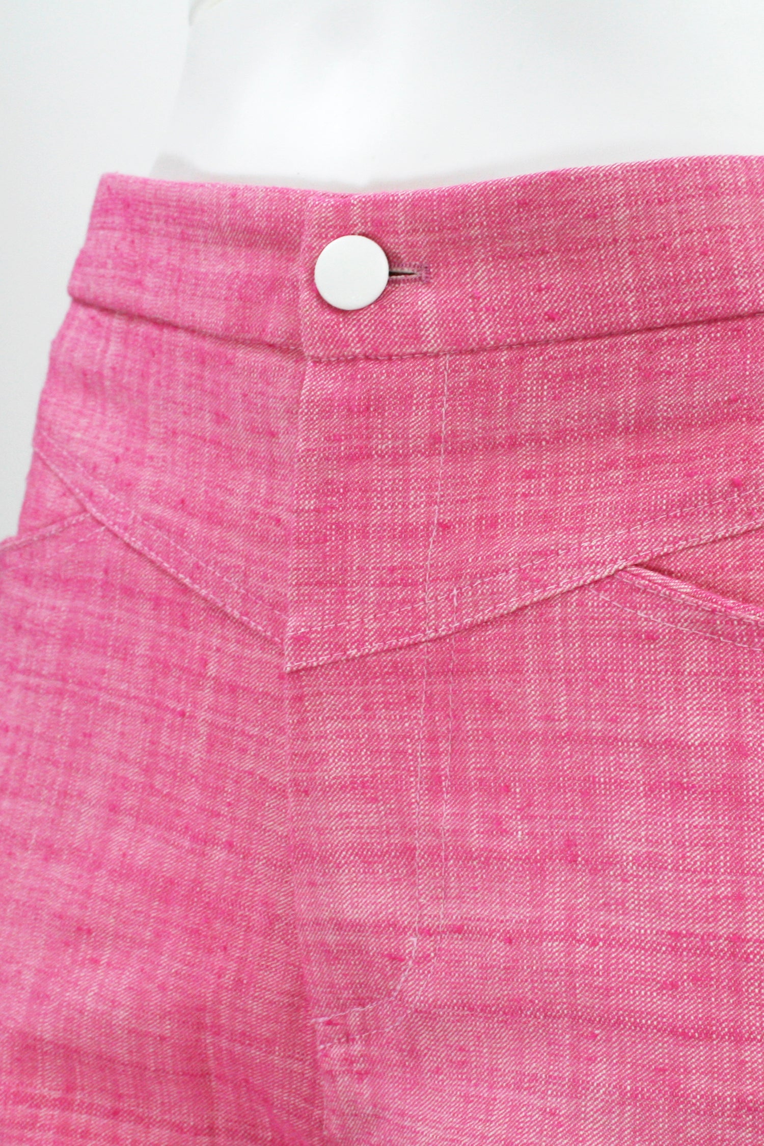 GIULIETTE BROWN Pantaloni Puffy Denim Cherry