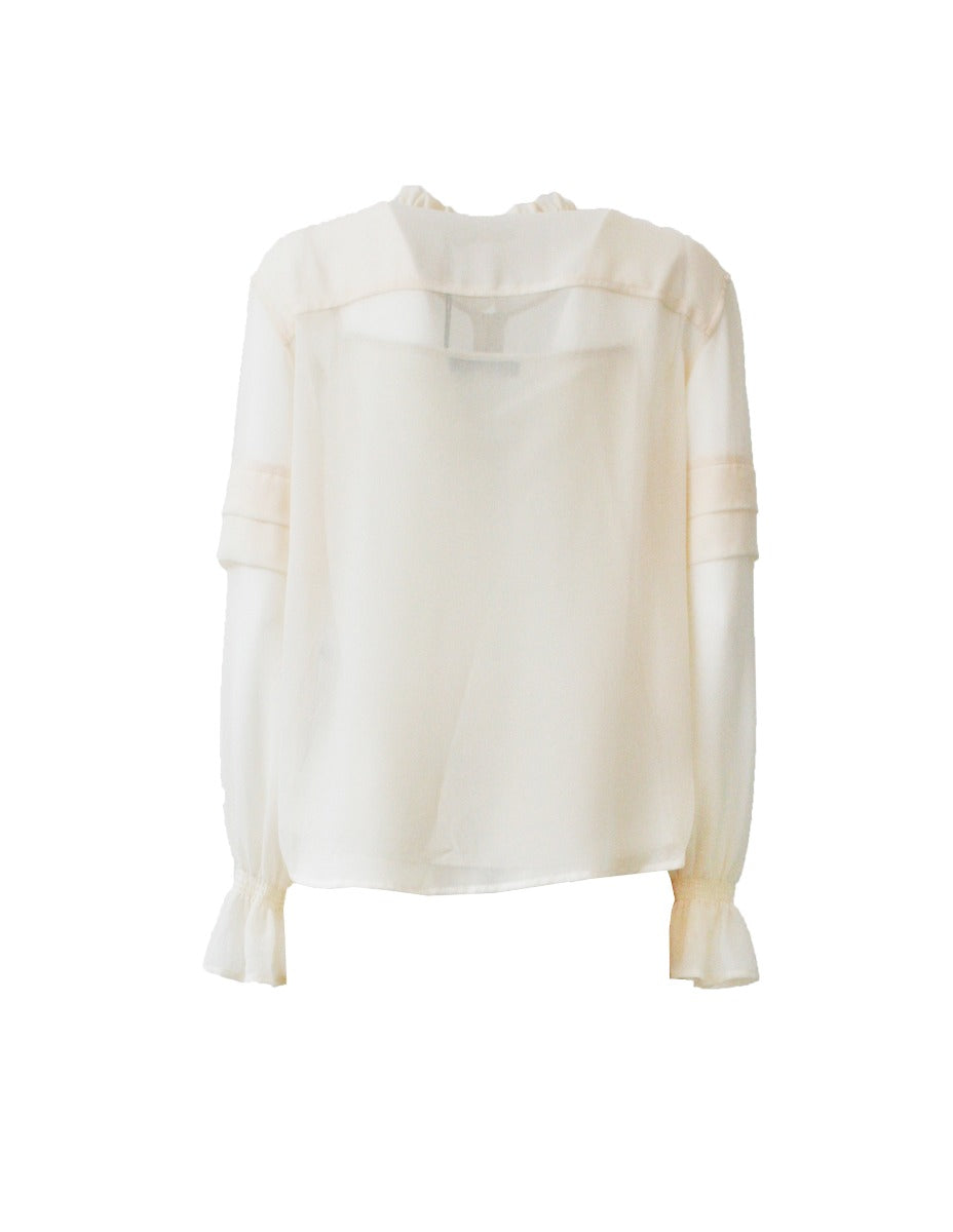MY TWIN TWINSET Camicia con Zip Bianca