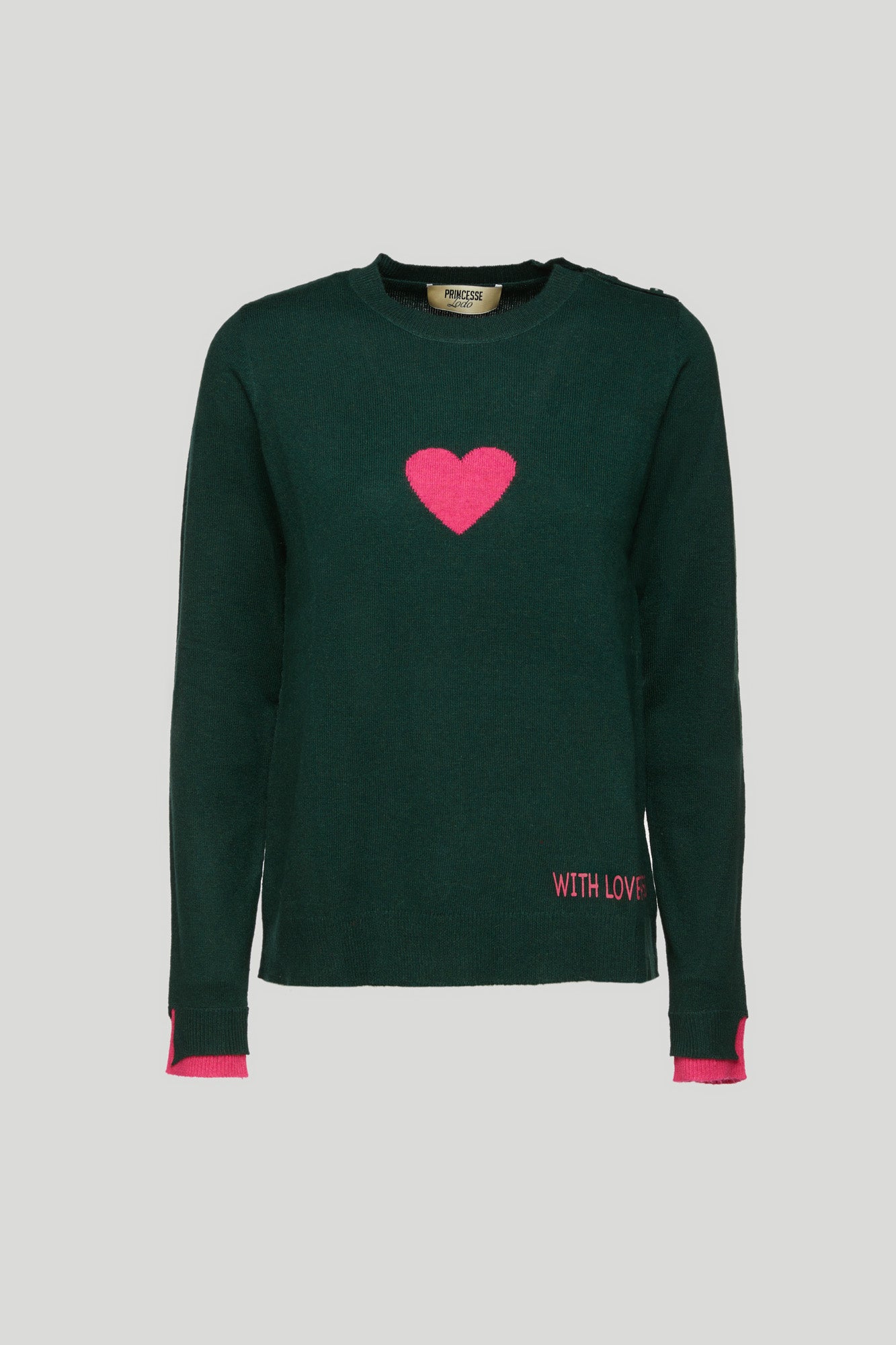 PRINCESSE LODO Maglia Cuore Verde