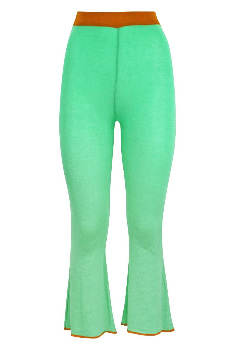 AKEP Pantalone Trombetta Verde Menta