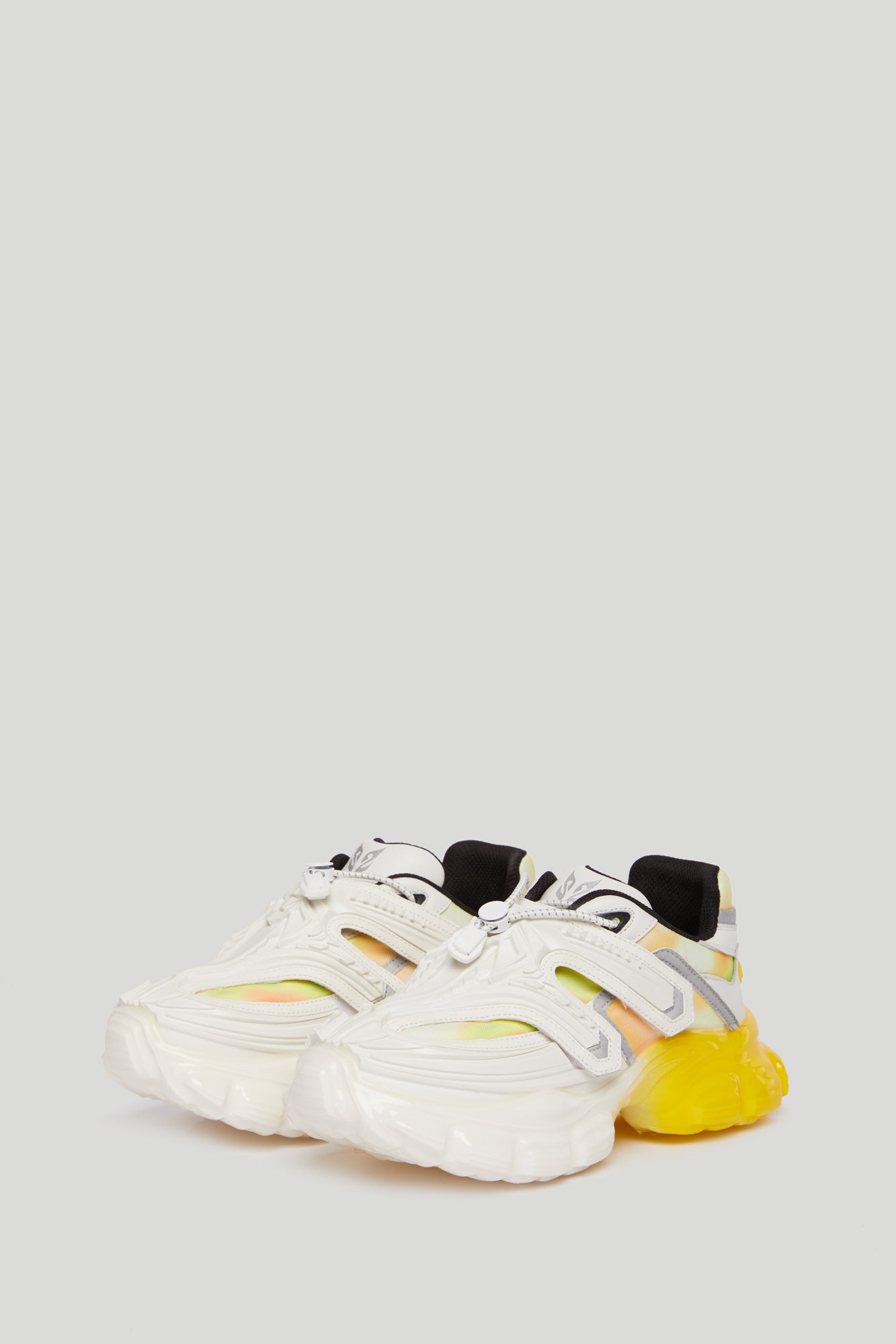 BANU Sneaker Stampa 3D Bianco e Giallo