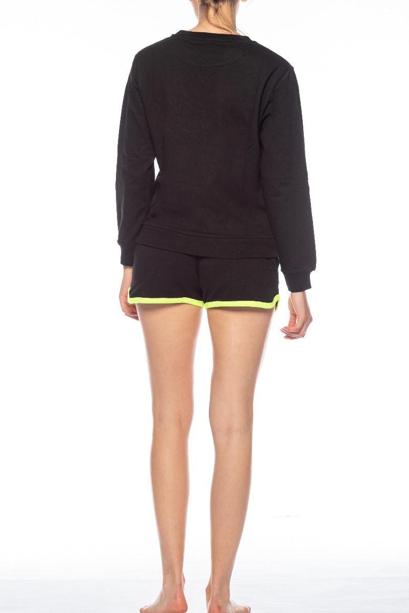 MOSCHINO Felpa Nera Moschino Swim
