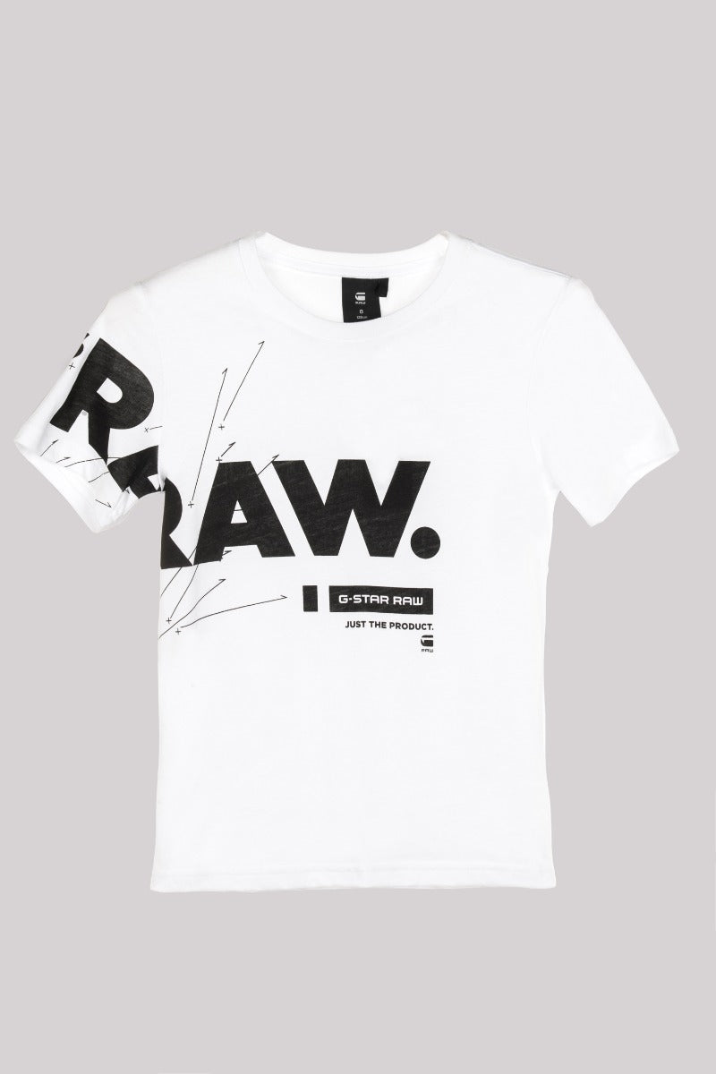 G-STAR RAW White G-Star RAW Print T-Shirt Loverlock