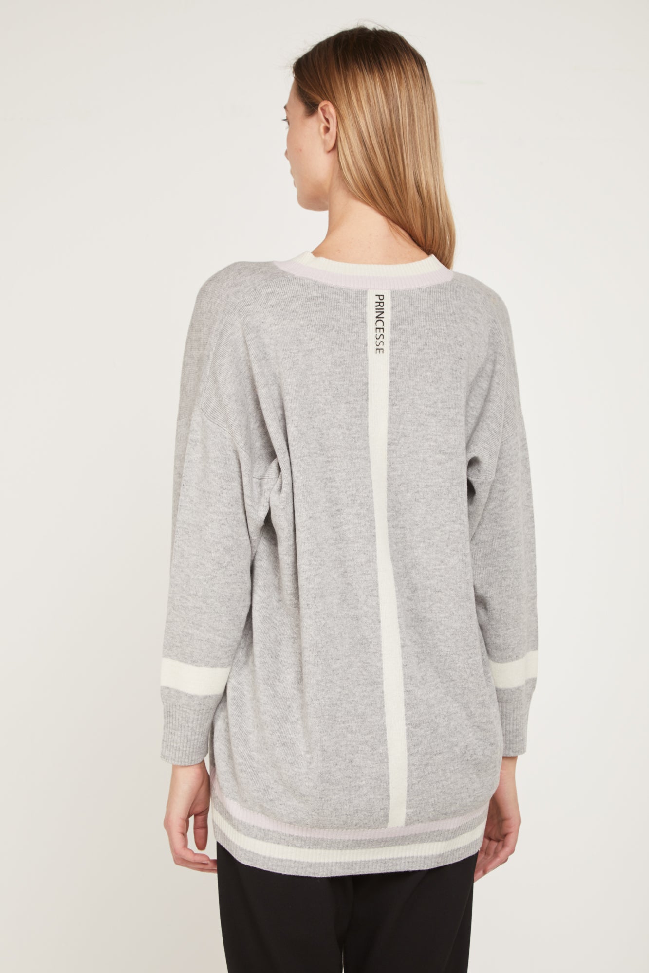 PRINCESSE LODO Maglione Oversize Grigio