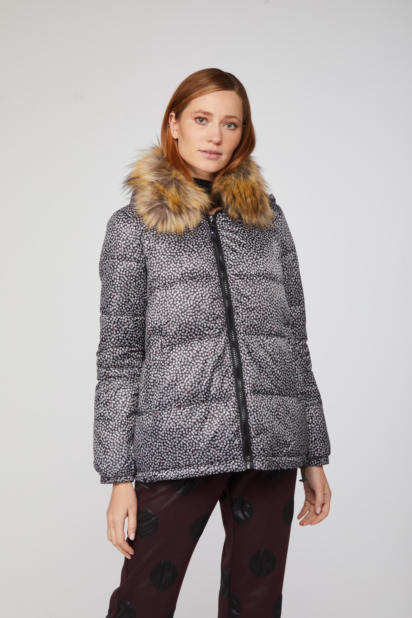 TWINSET Little Flowers Down Jacket