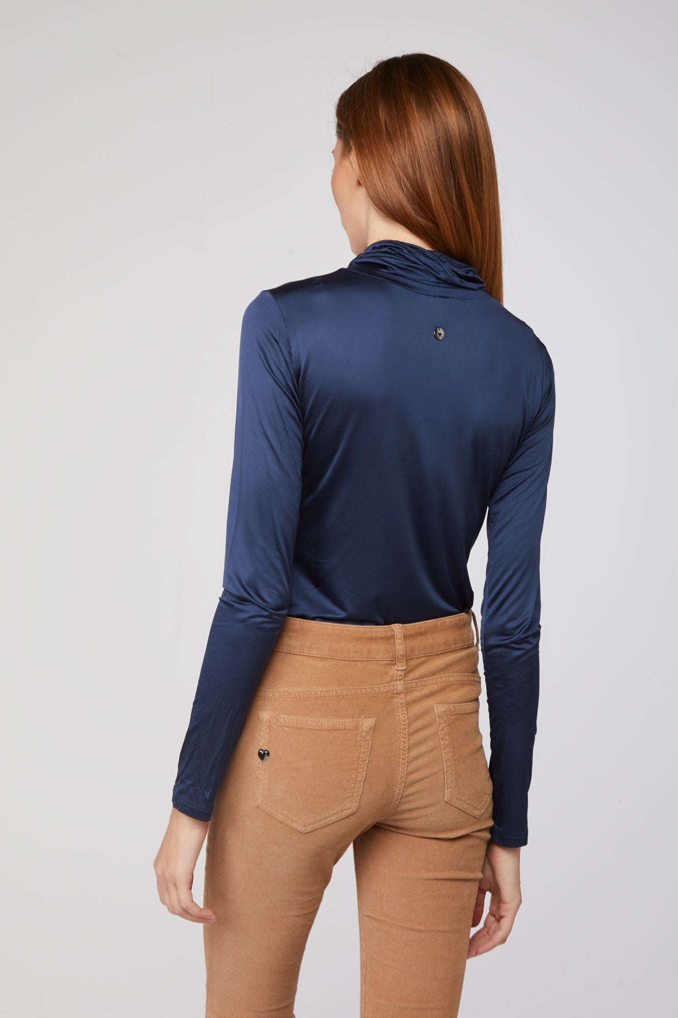 TWINSET Lupetto Blu Notte Lucido