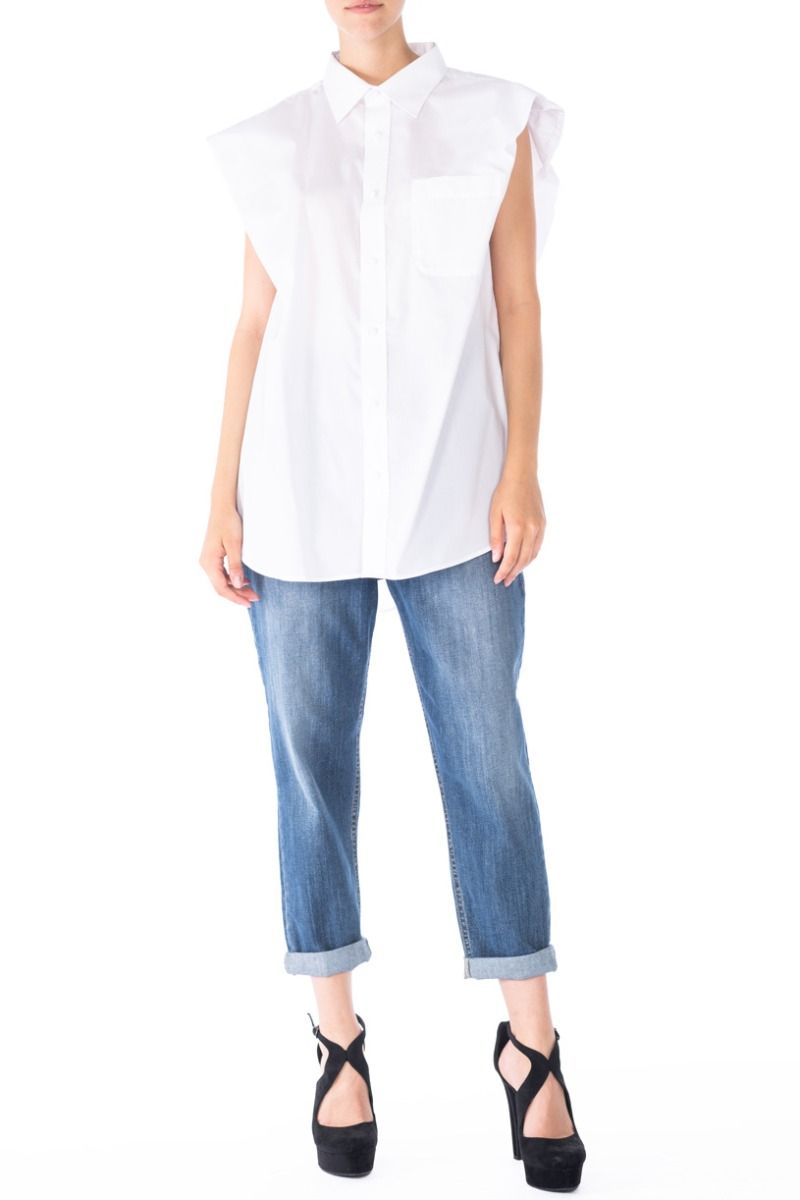 NINEMINUTES Camicia Over Smanicata