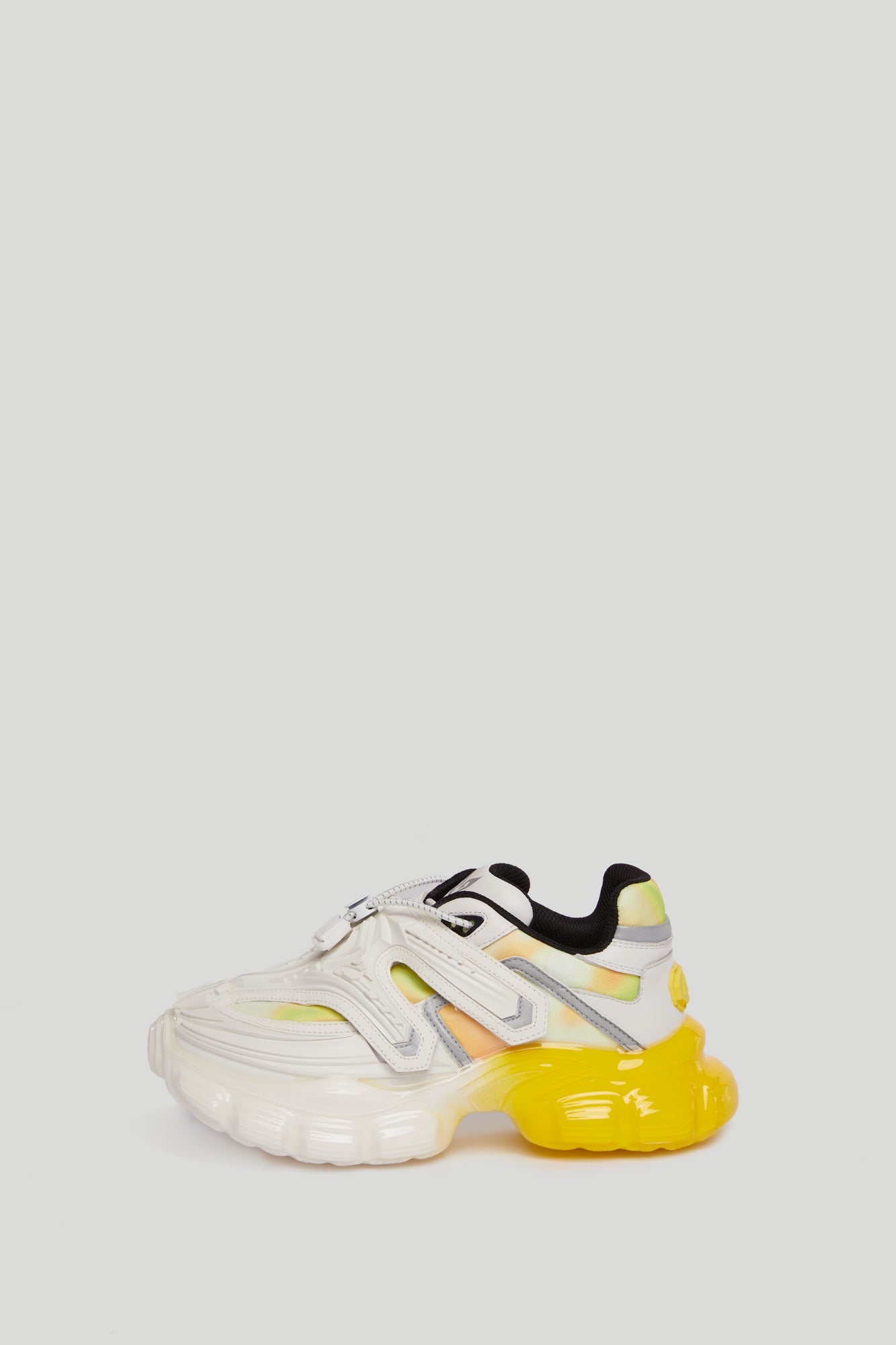 BANU Sneaker Stampa 3D Bianco e Giallo