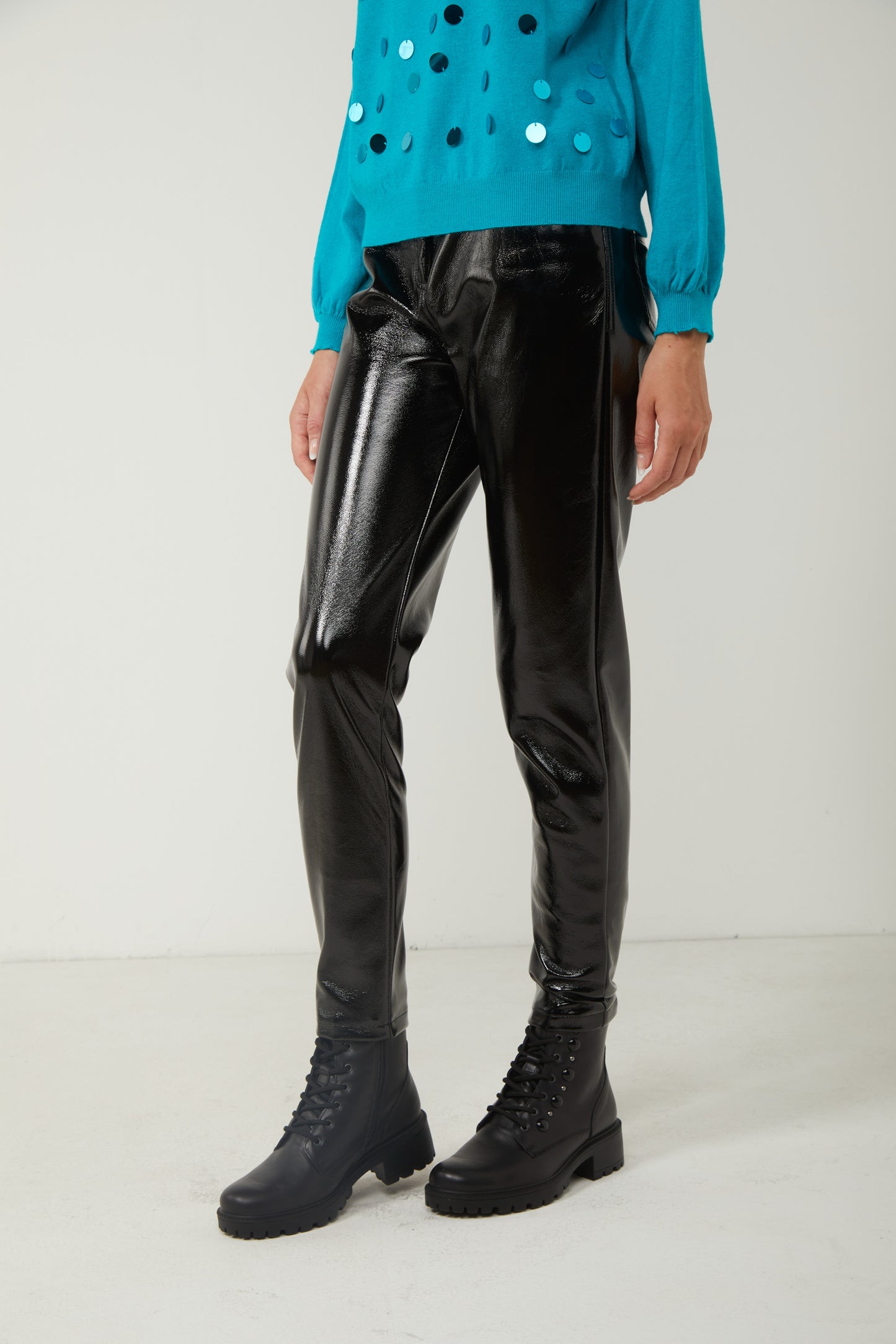 PINKO Pantalone Vernice Nero