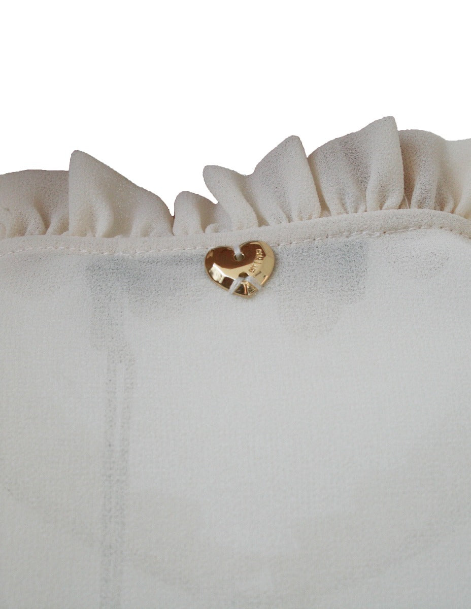 MY TWIN TWINSET Camicia con Zip Bianca