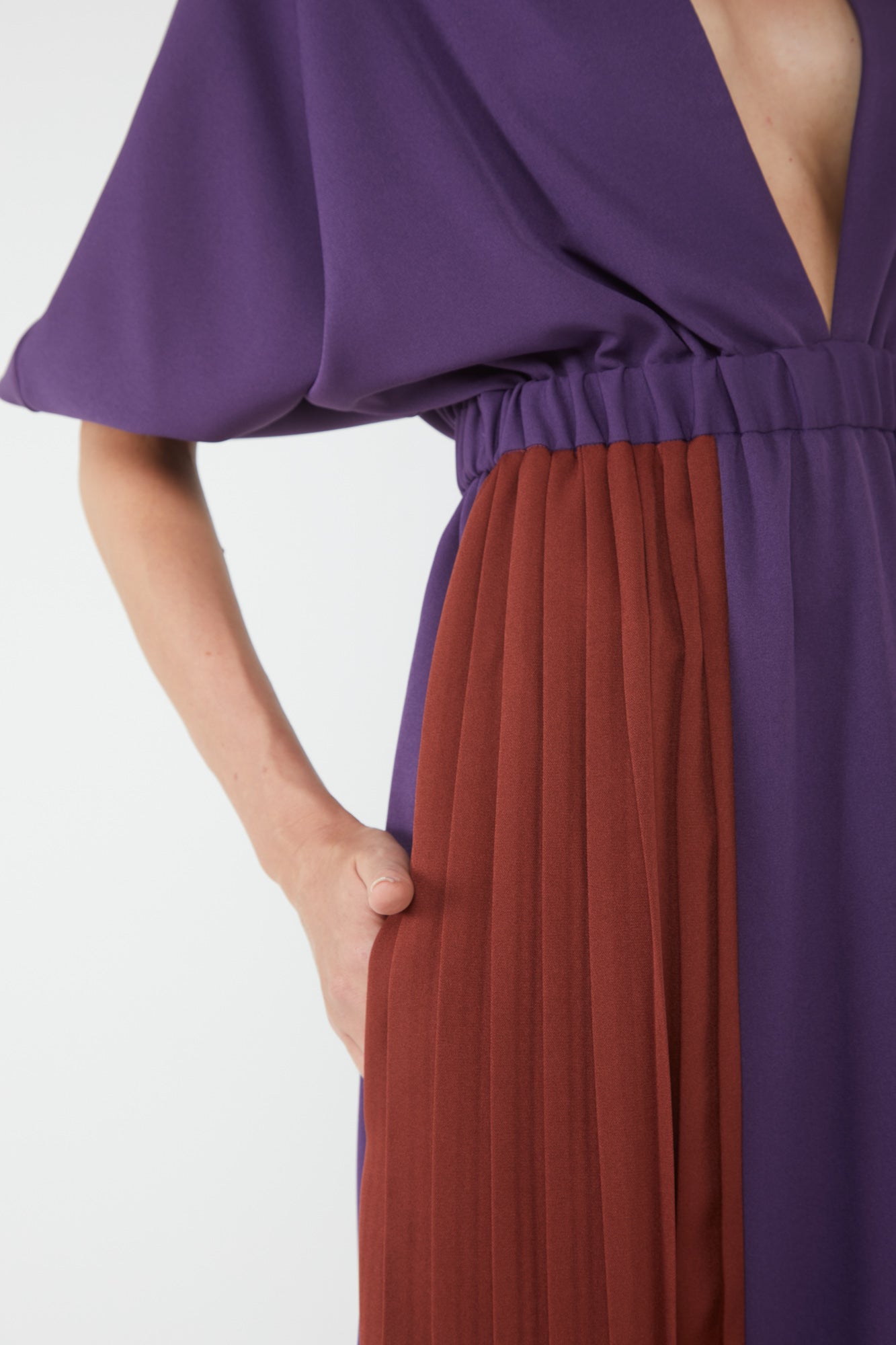 SILKE Bicolor Kimono Dress