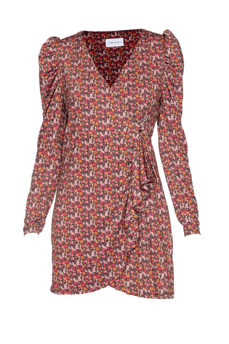 ALESSANDRA GALLO Abito a Portafoglio Fiori